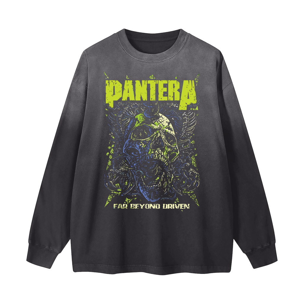 Gradient Washed Long Sleeve T-Shirt