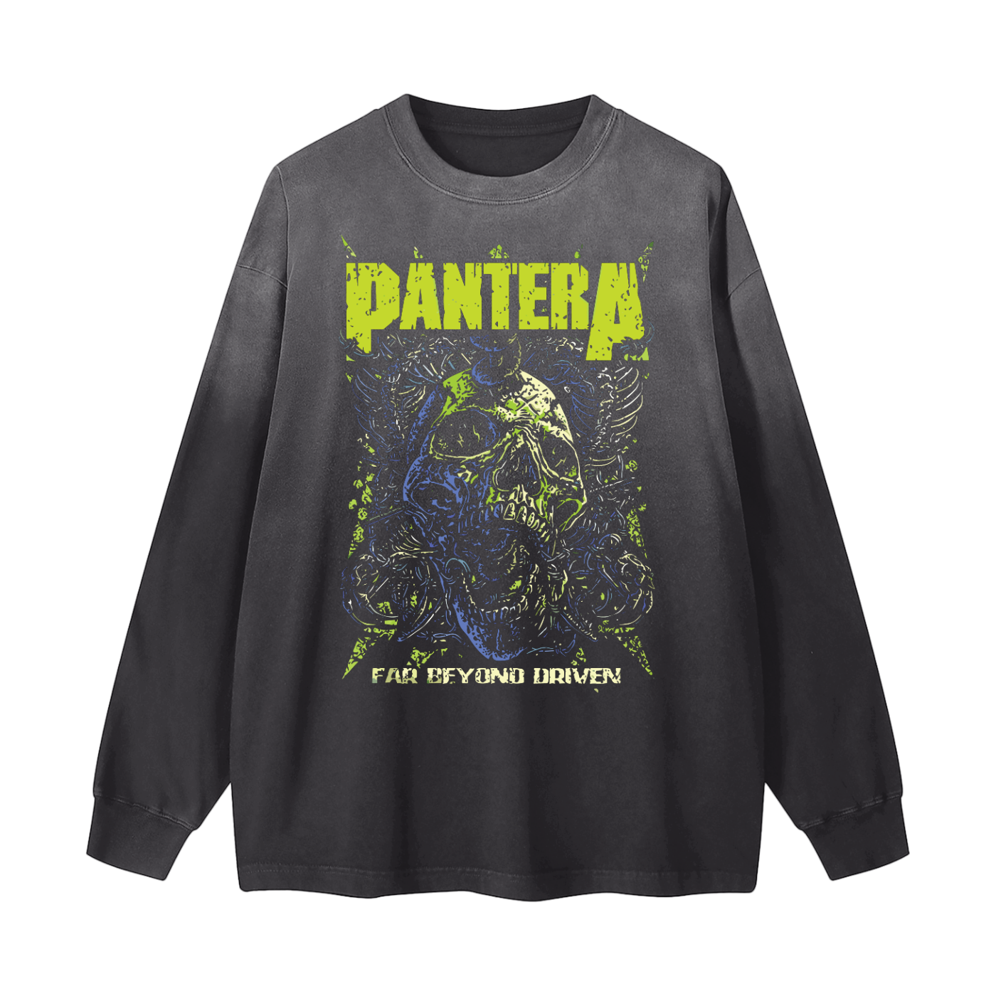 Gradient Washed Long Sleeve T-Shirt