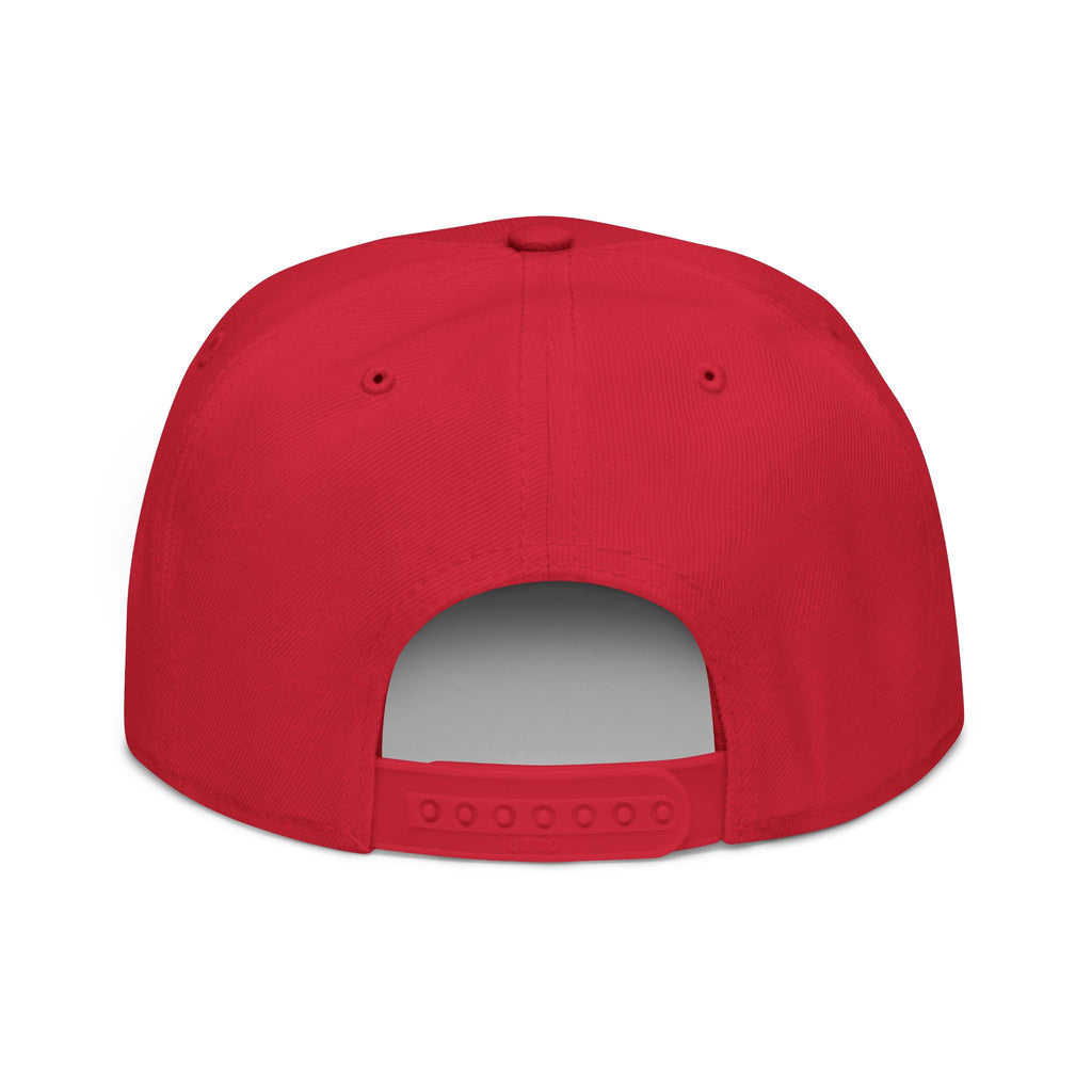 Hat-Embroidered Gold Graffiti Snapback Hat