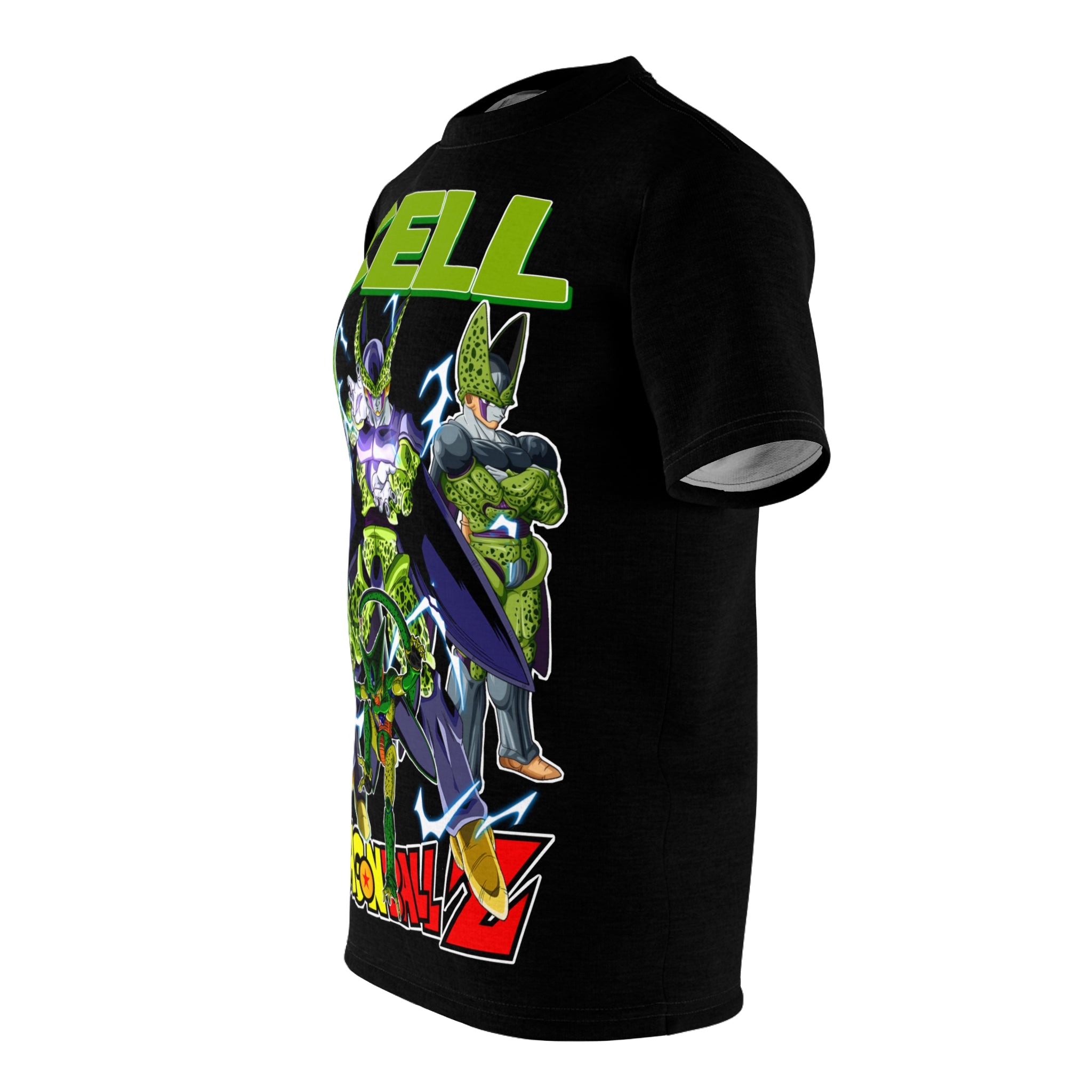 Dragon-Cell Graphic Tee — Anime Villain All-Over Print