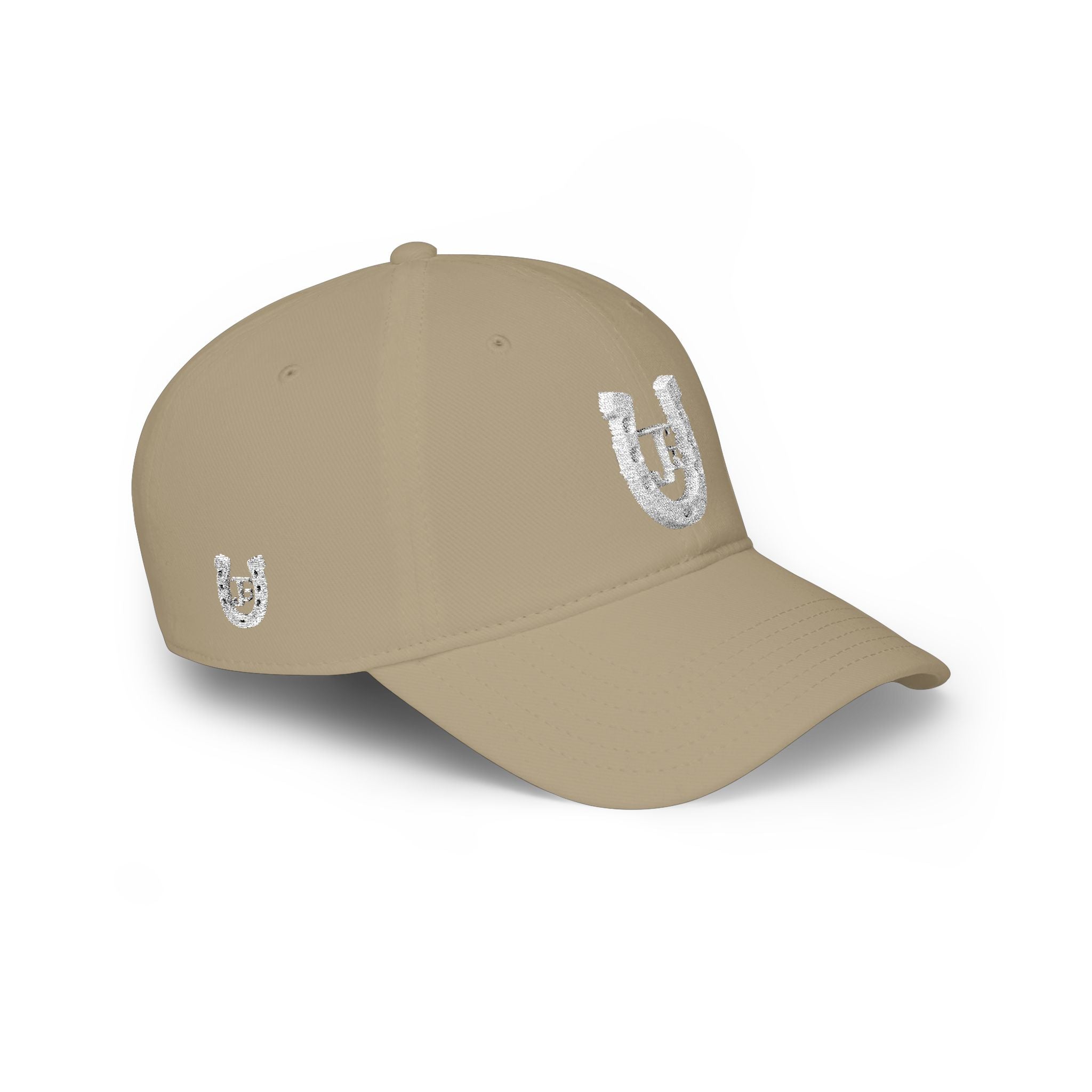JG-Low Profile Baseball Cap — Lucky Horseshoe Embroidered Cap