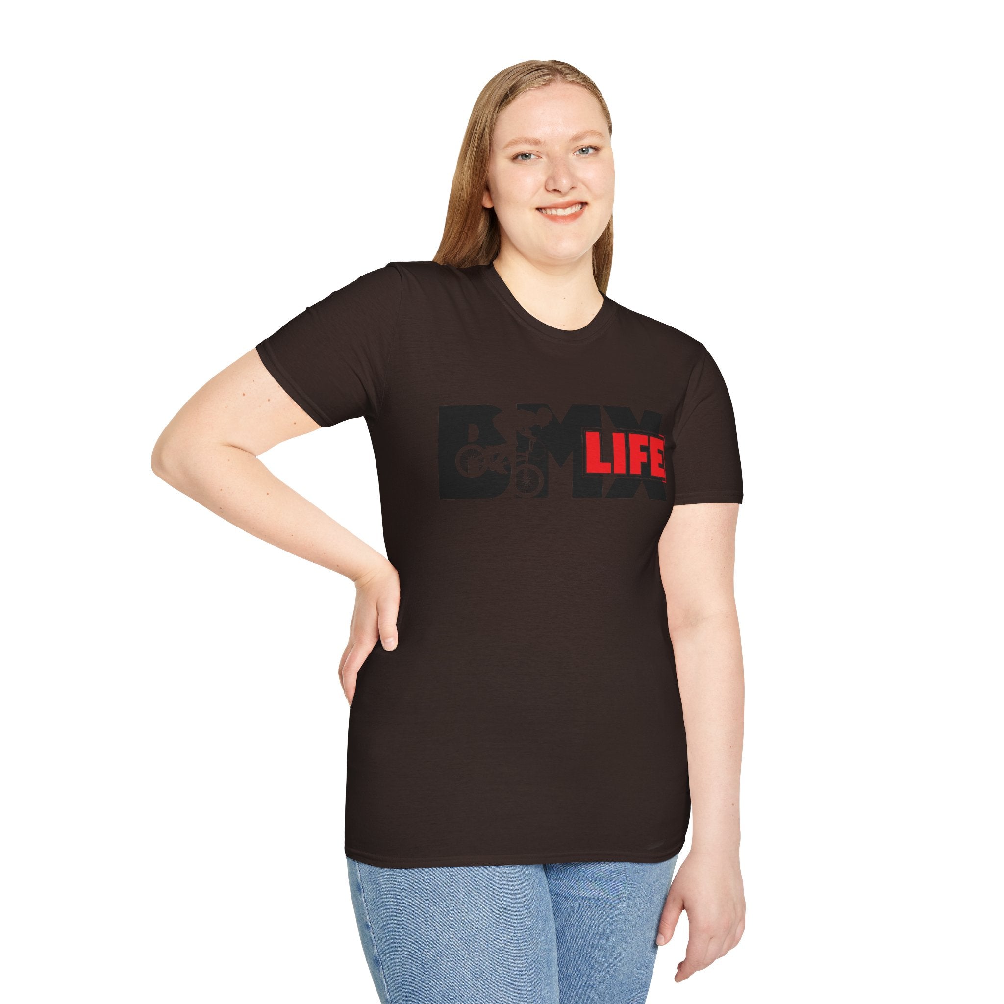Rad- Life T-Shirt — Motocross Rider Tee with Back Number 33