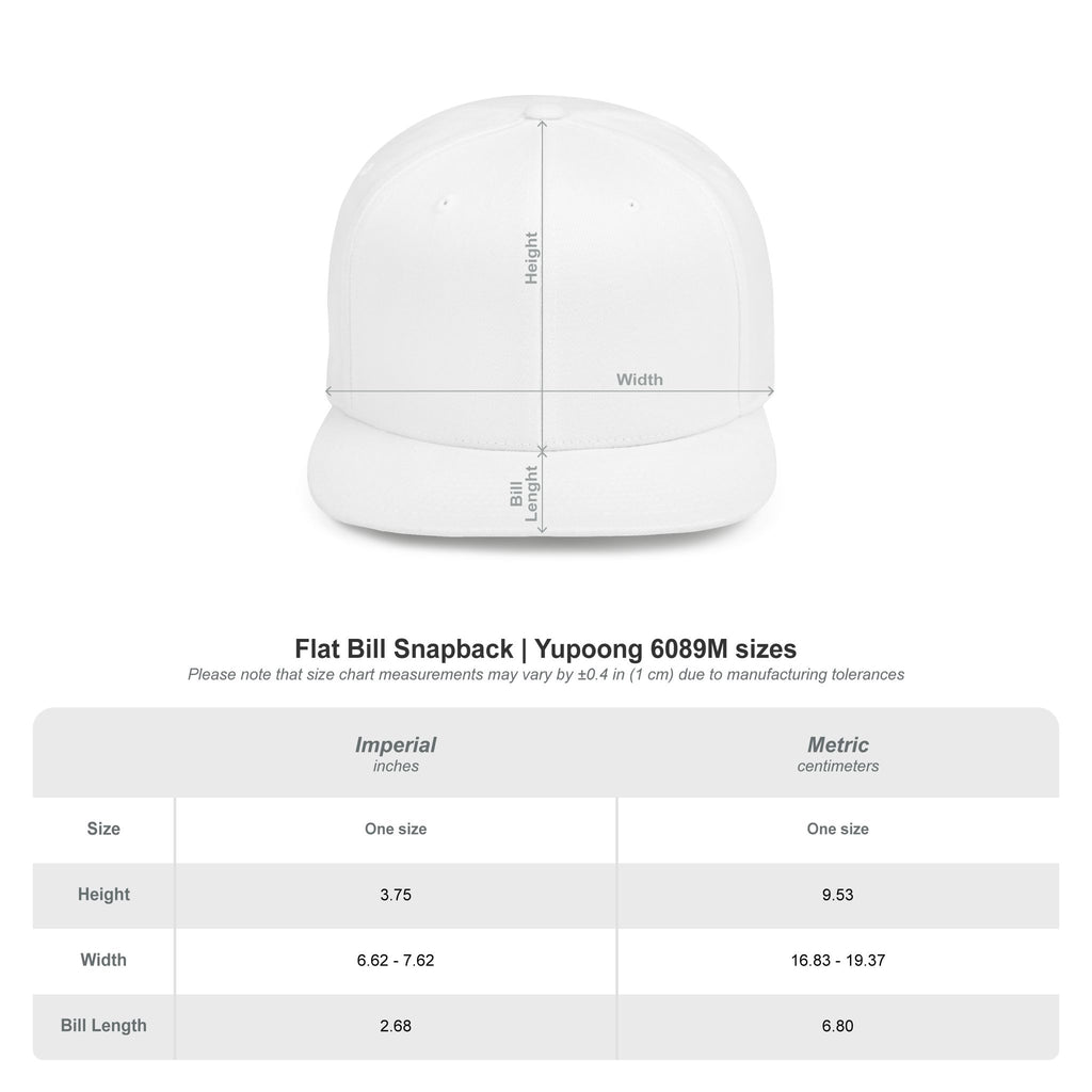 Rad-Flat Bill Snapback