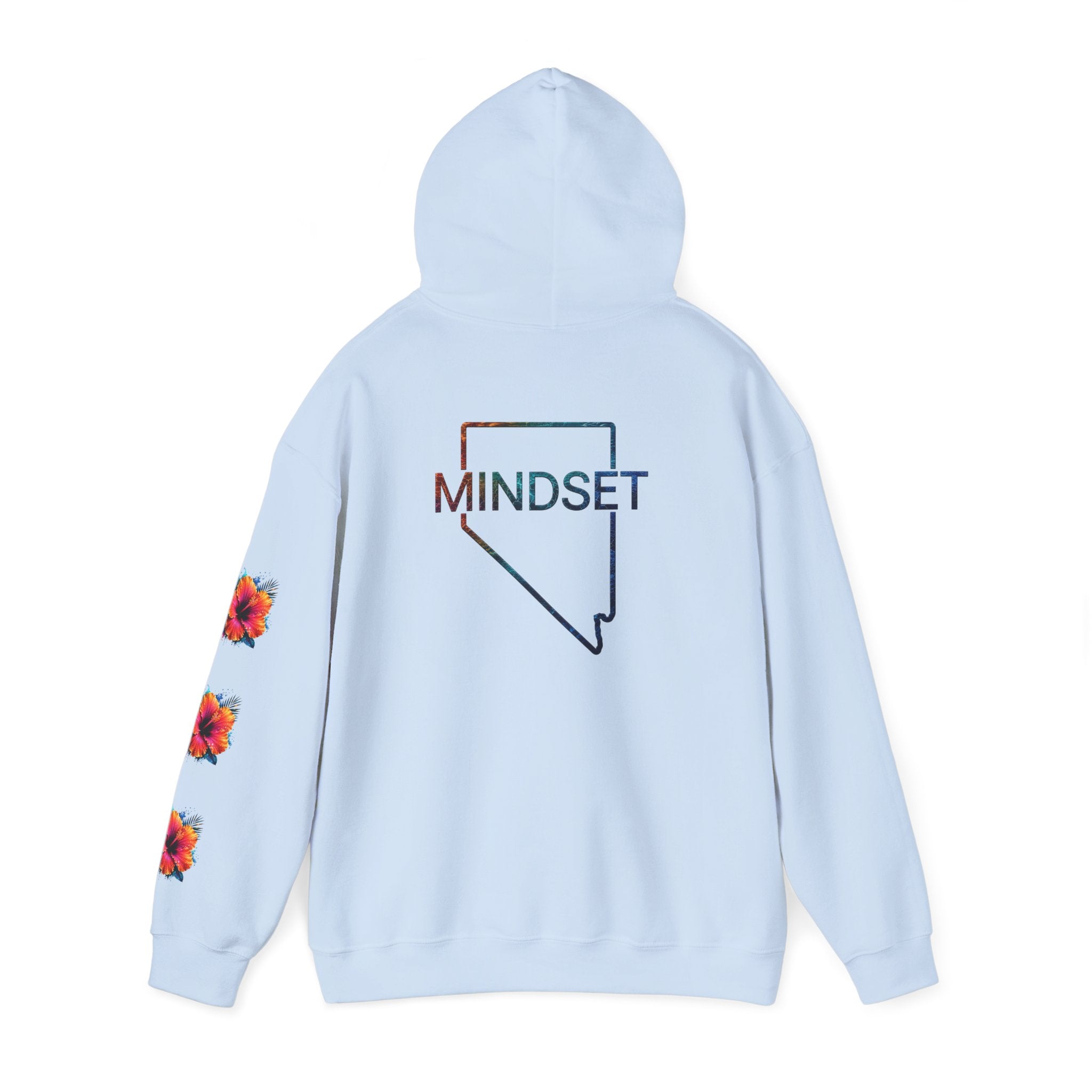 Tiff-Mindset Nevada Floral Hoodie — ‘Dream Believe’ Graphic Pullover