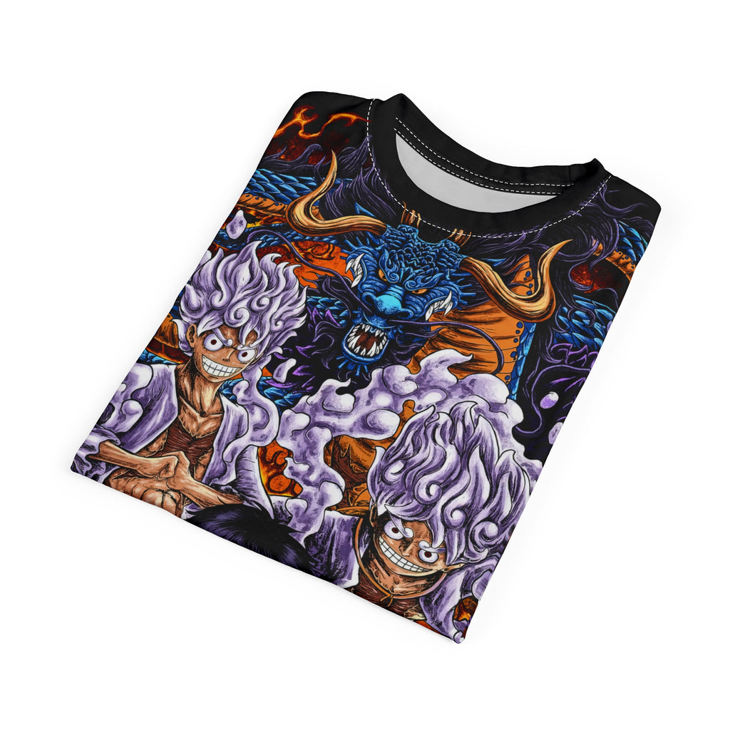 Anime- Pirate Crew Graphic Tee — Luffy & Crew Skull Fantasy T-Shirt