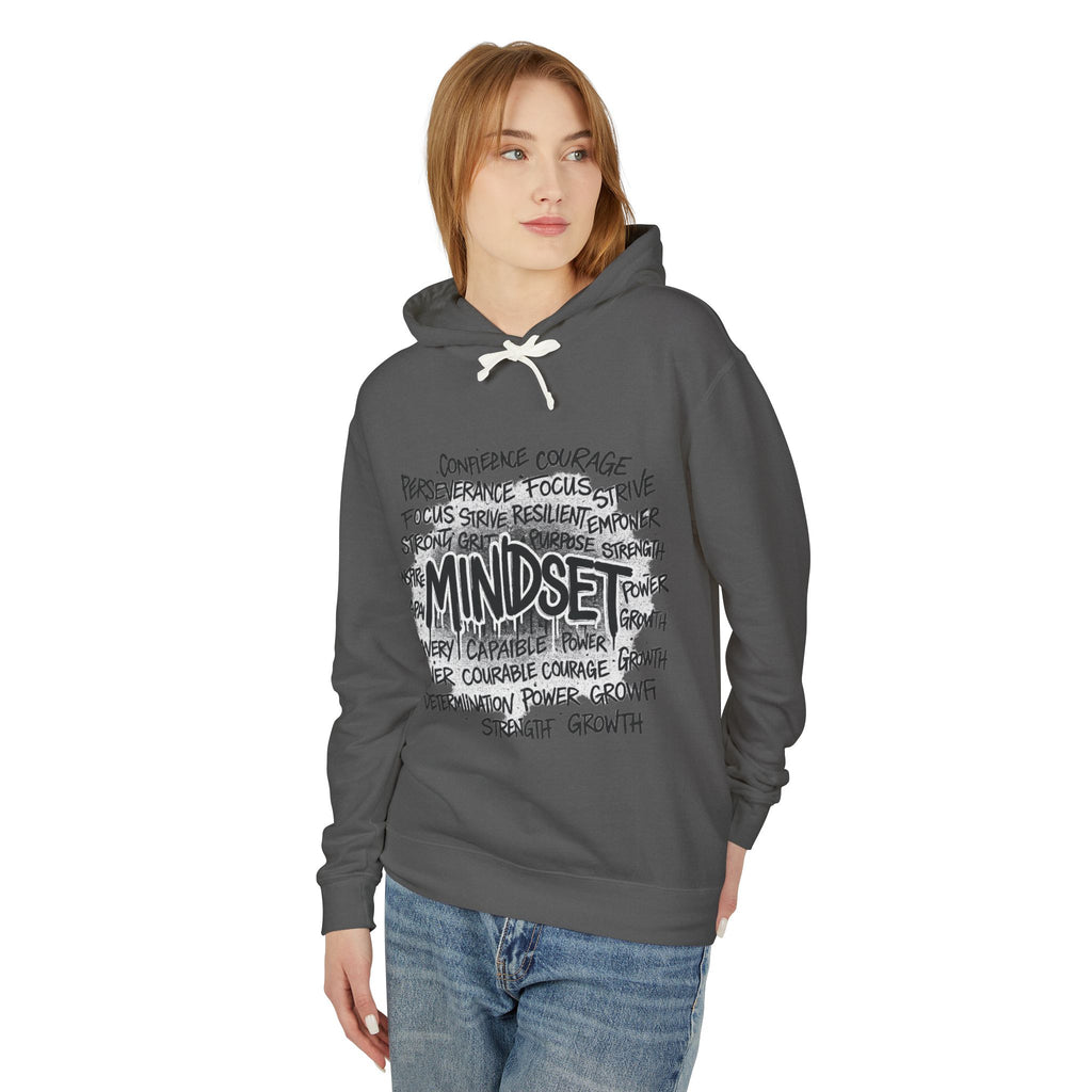 Mindset- Words Hoodie — Inspirational Typography Motivational Hoodie