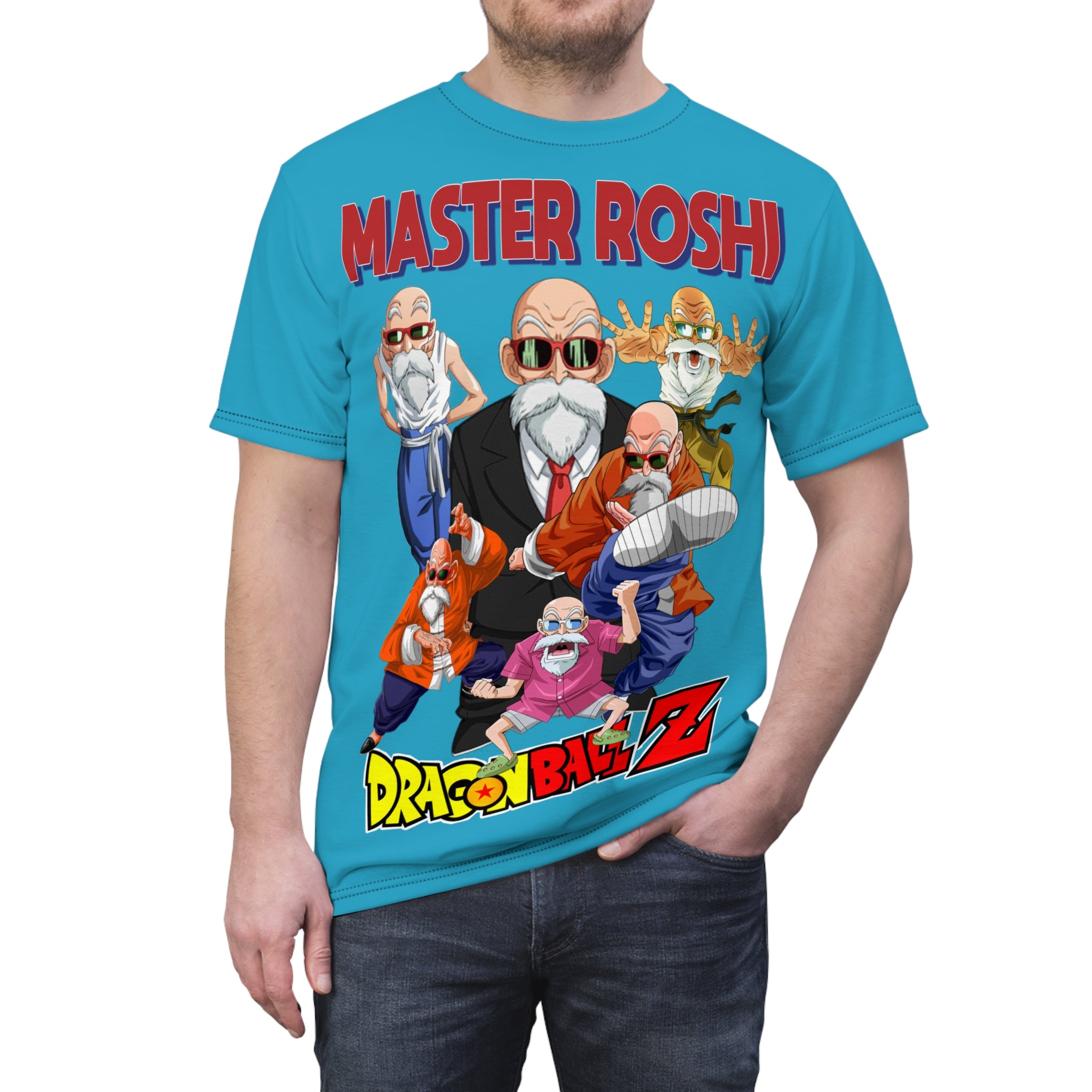 Dragon--Master Roshi Dragon Ball Z Tee — Vintage Anime Martial Arts Graphic Shirt