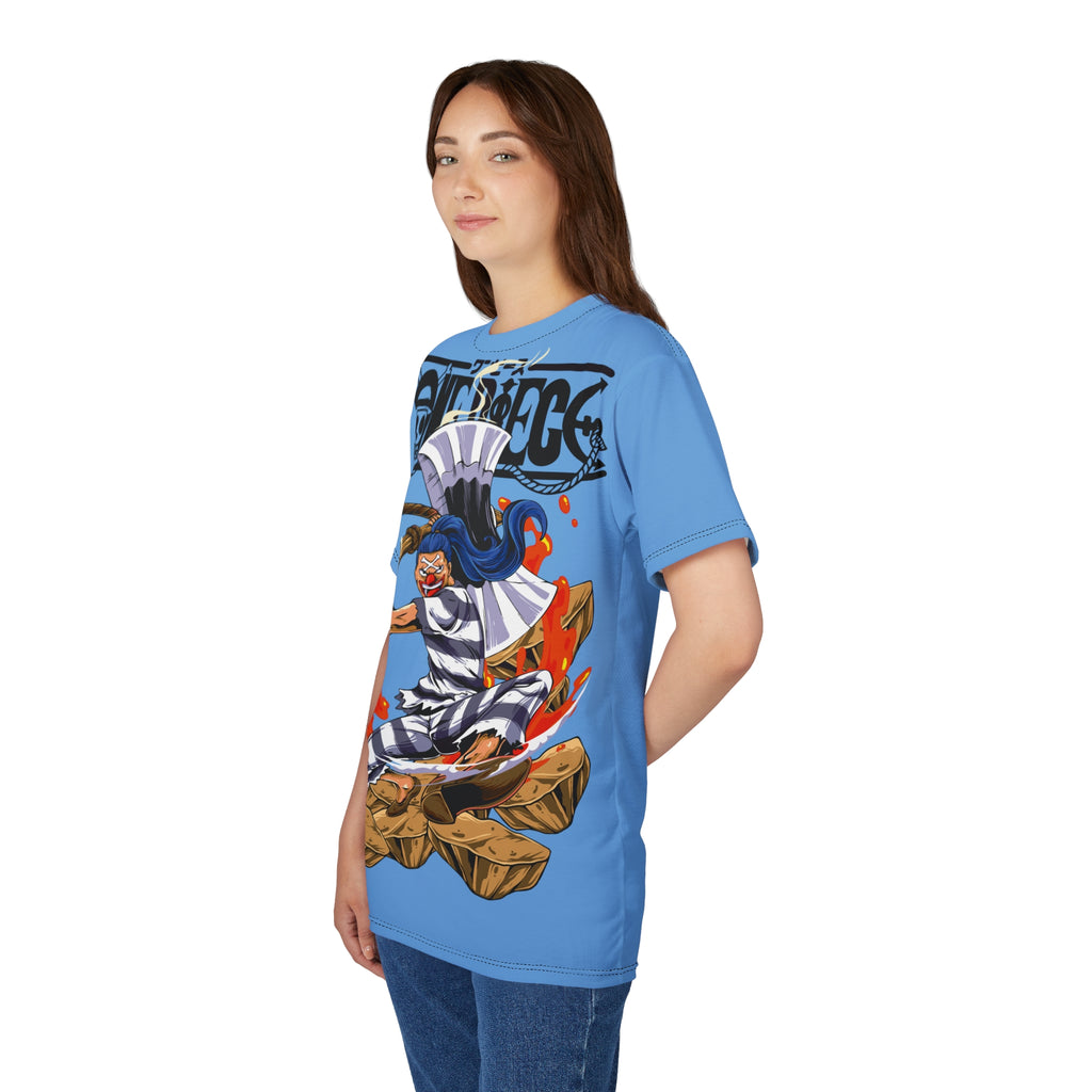 Anime -Pirate Crew Graphic Tee — Flame Warrior All-Over Print