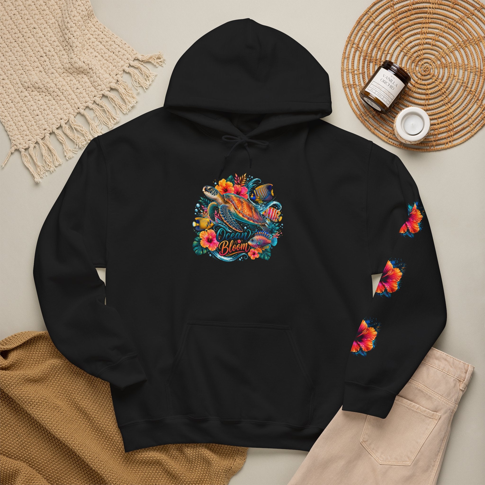 Tiff-Mindset Nevada Floral Hoodie — ‘Dream Believe’ Graphic Pullover