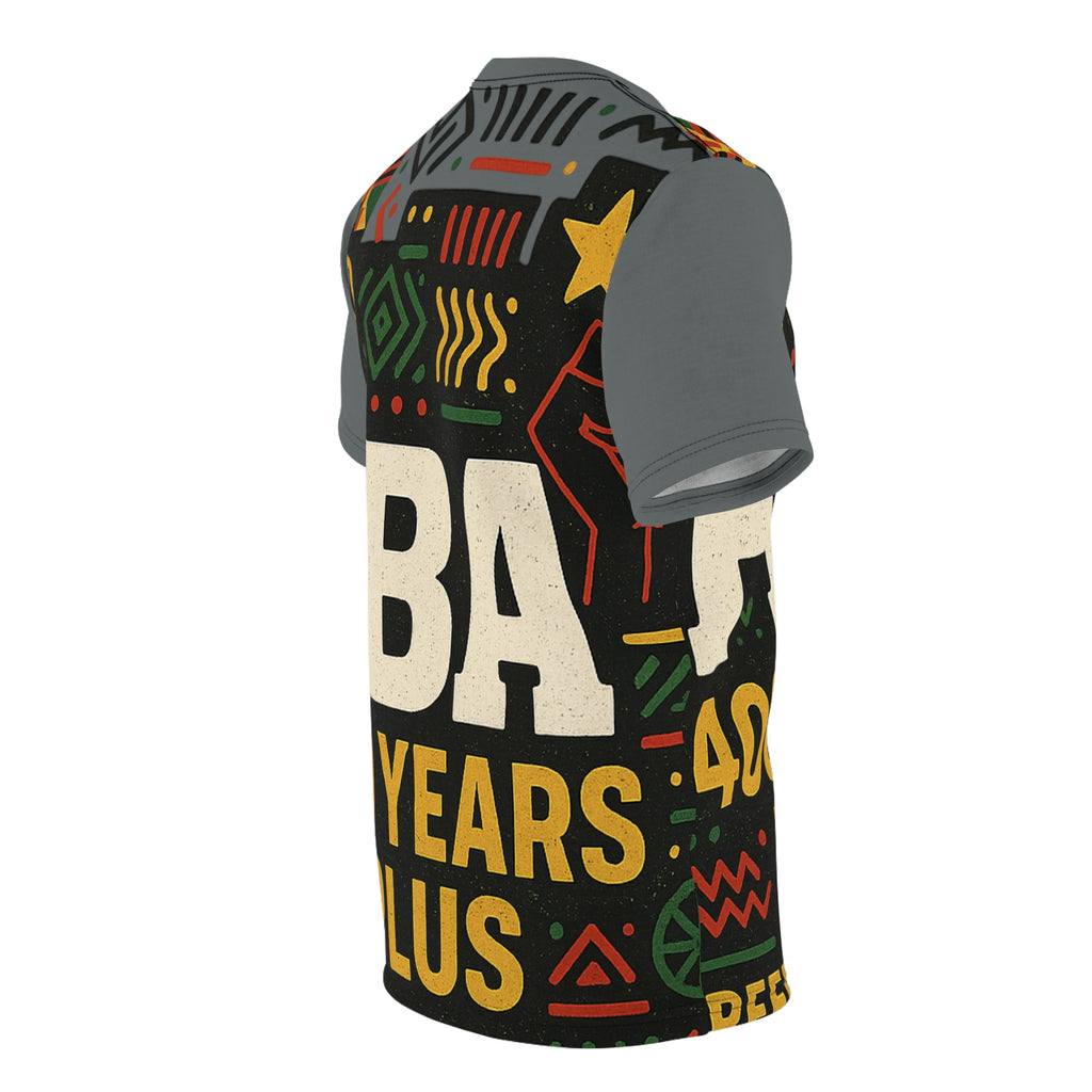 FBA 400 Years Plus Graphic Tee — Afrocentric Black History Celebration Shirt