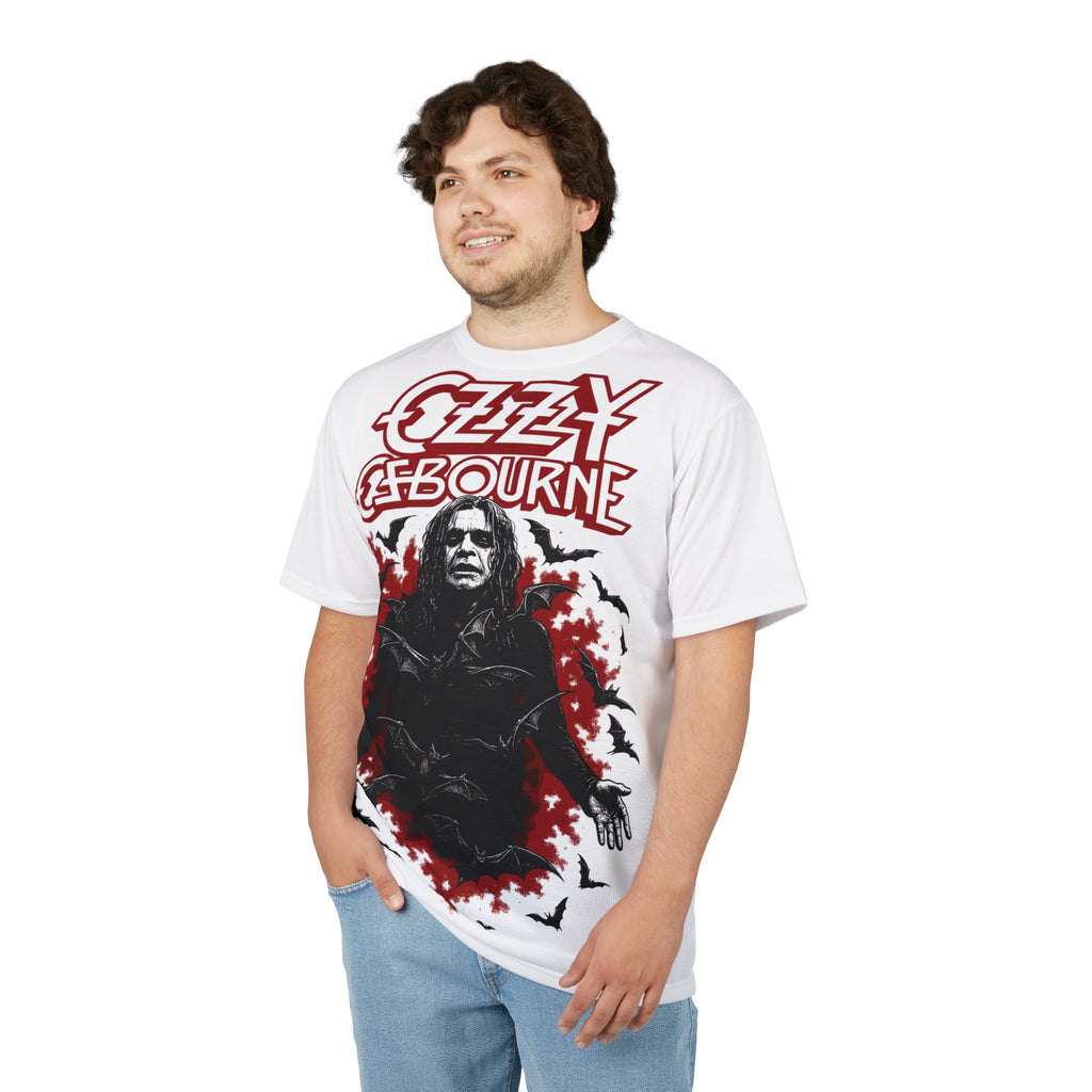 Metal- Ozzy Osbourne Graphic Tee — Gothic Bats Rock Band T-Shirt