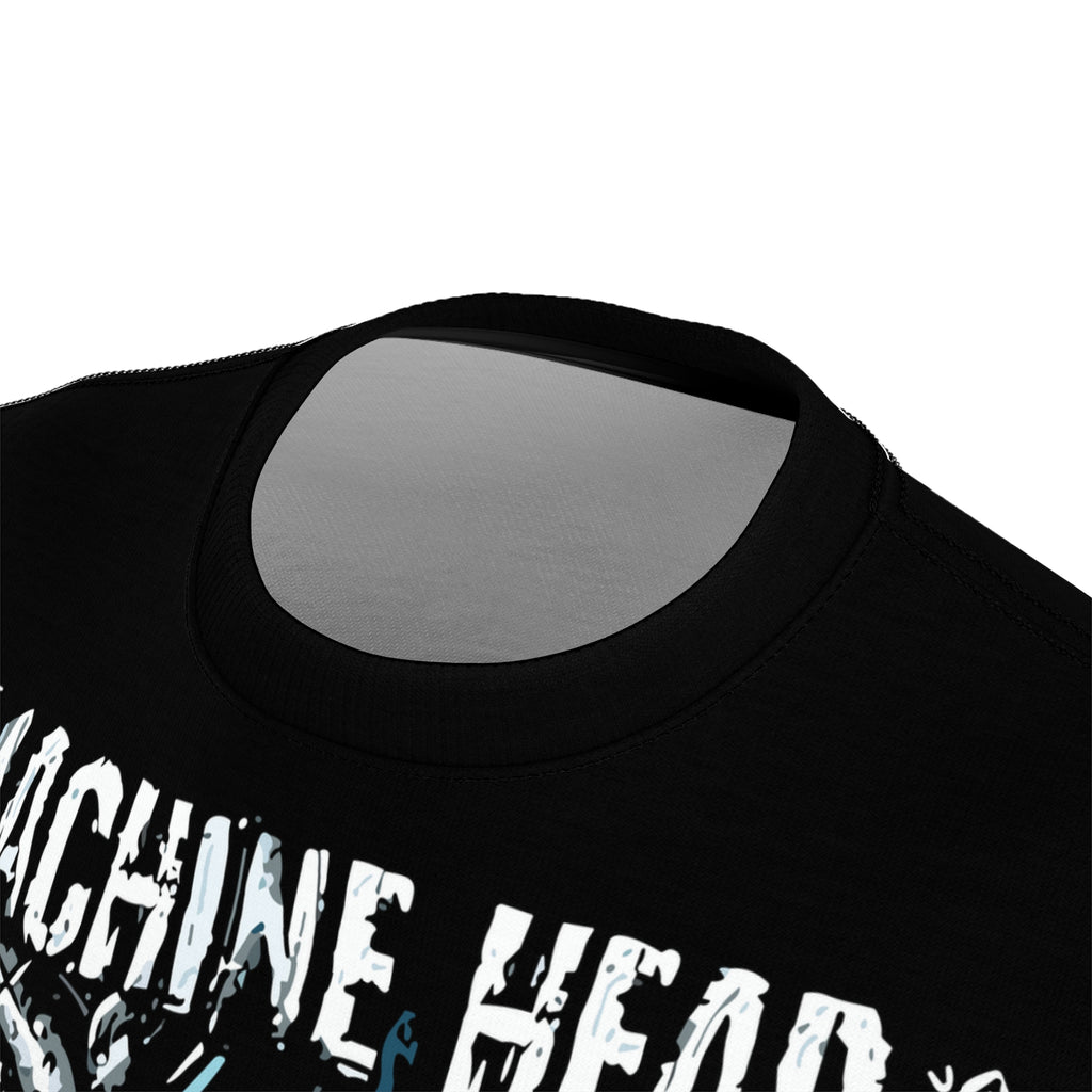 Metal- Machine Head Viking Skull Tee — Heavy Metal Band Graphic T-Shirt