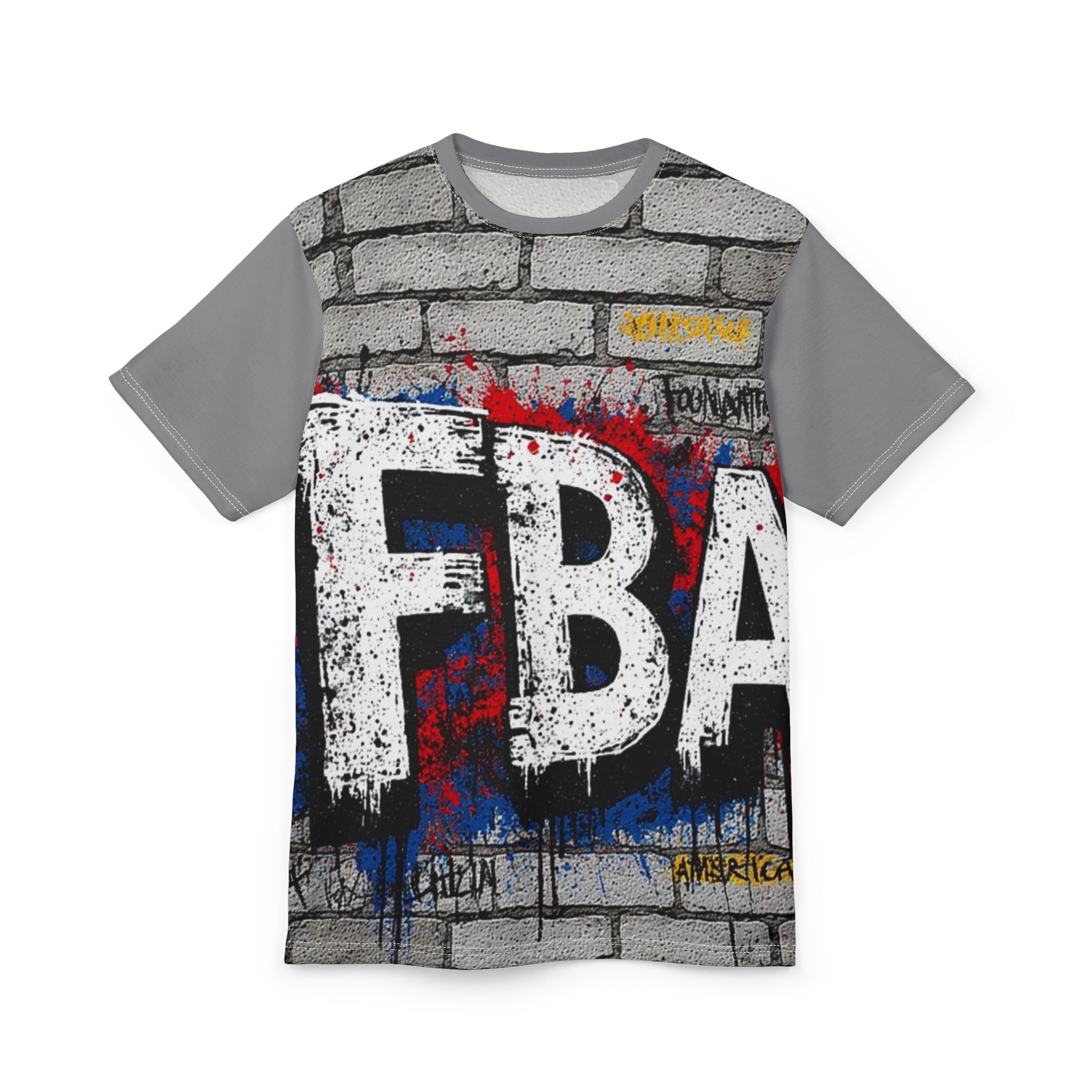 FBA- Brick Wall Tee — Urban Streetwear All-Over Print T-Shirt