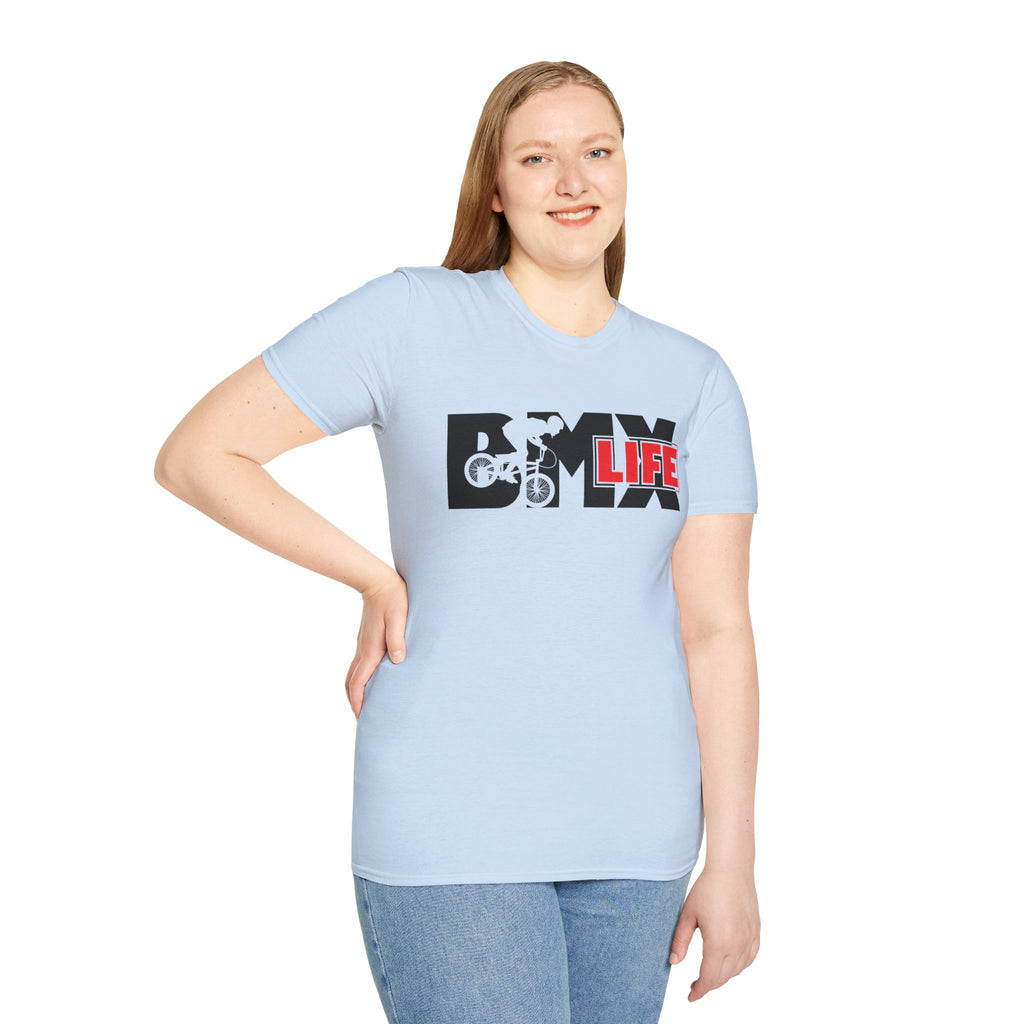 Rad- Life T-Shirt — Motocross Rider Tee with Back Number 33