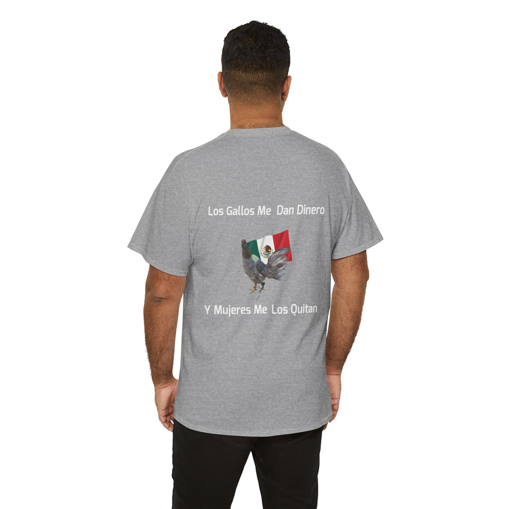 Henny-Gamefowl Tee — "Dro's Henny's Gamefarm" Mexican Flag Rooster Shirt