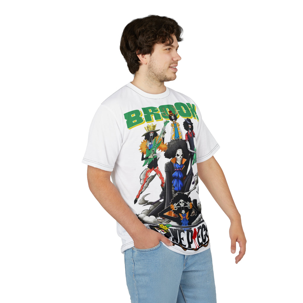 Anime-Brook One Piece Graphic Tee – Anime Band Skull Crew T-Shirt