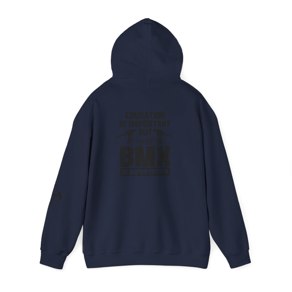 Rad-BMX Is Importanter Hoodie — Funny BMX Rider Sweatshirt