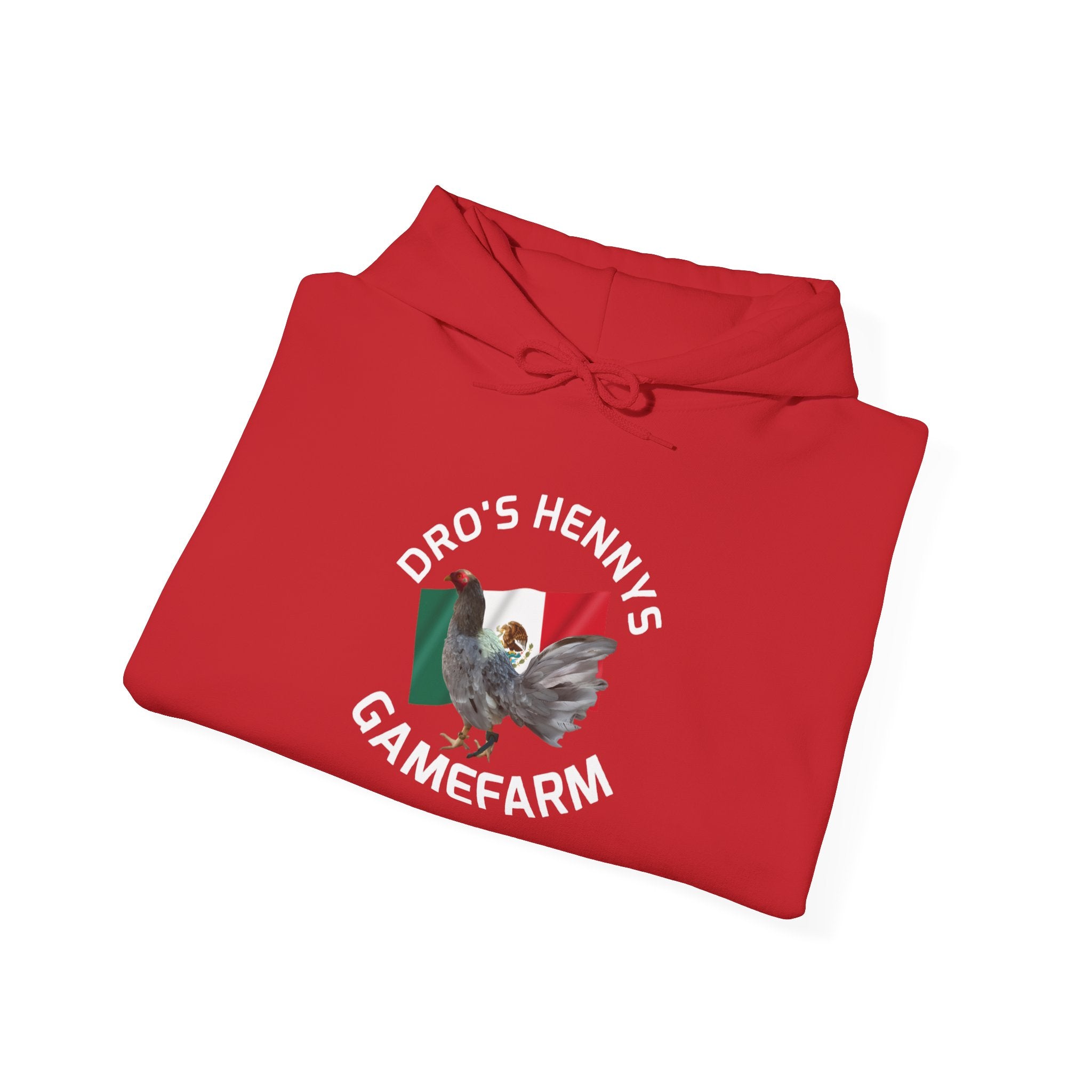 Henny-Gamefarm Hoodie — Dro's Kenny's Logo Sweatshirt (Mexican Flag)