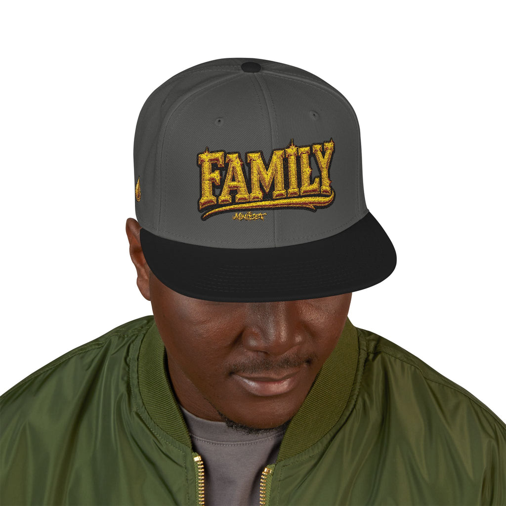 Hat- 'Family' Gold Snapback Hat – Urban Streetwear Cap