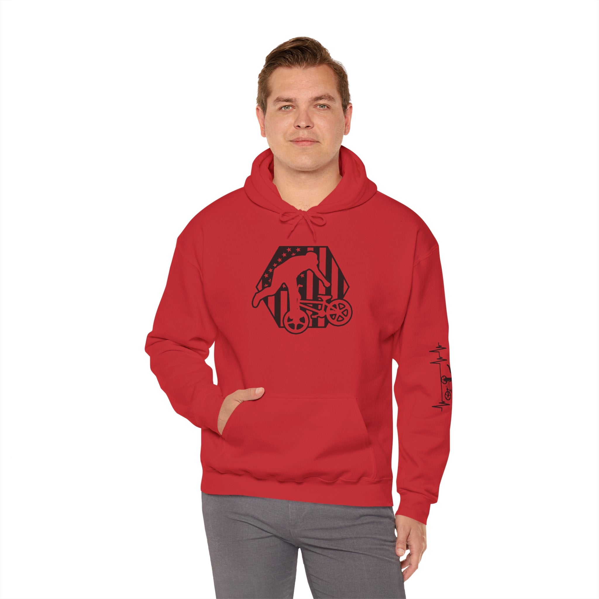 Rad-BMX Is Importanter Hoodie — Funny BMX Rider Sweatshirt
