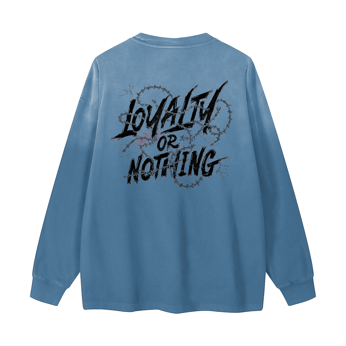 Gradient Washed Long Sleeve T-Shirt