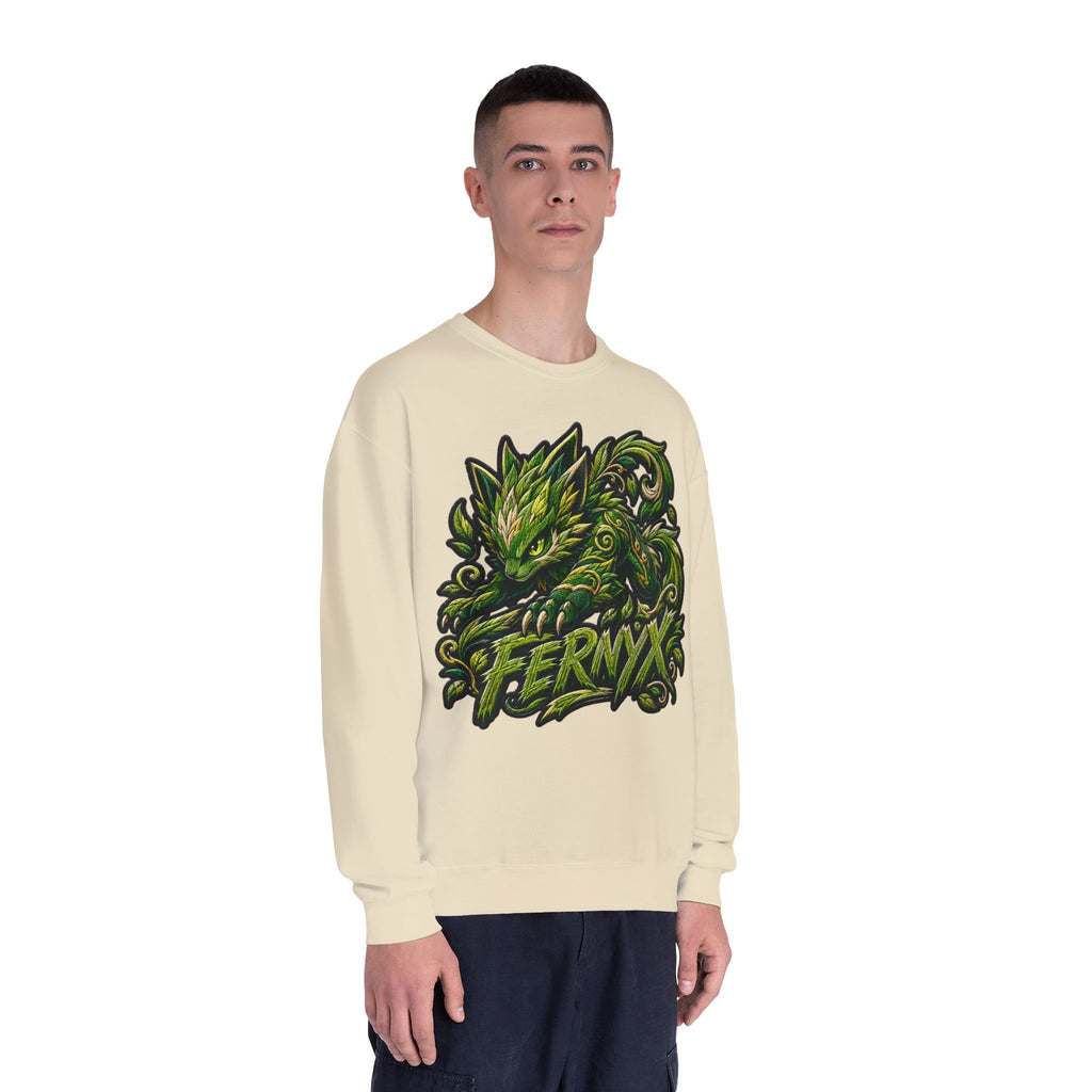 Shadow- "FERNYX" Green Graffiti Crewneck