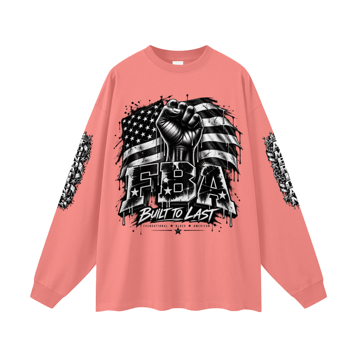 FBA-Oversized Unisex Long Sleeve T-Shirt