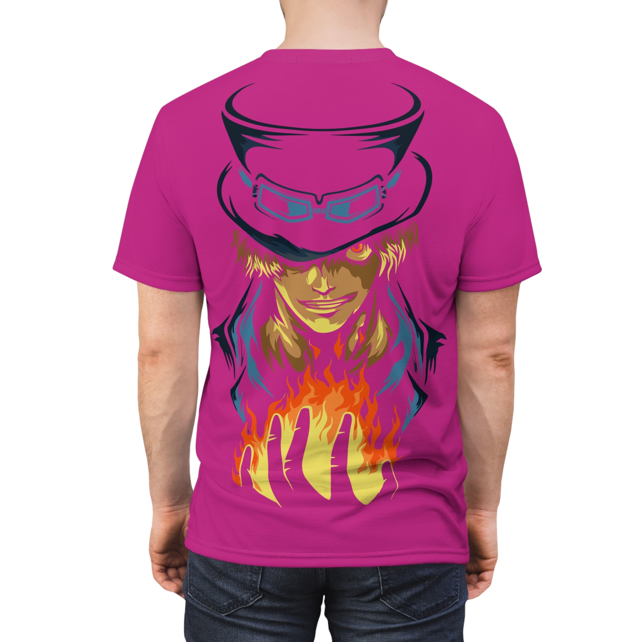 Anime-Flame Graphic Tee — Bold Fiery Anime-Inspired Shirt