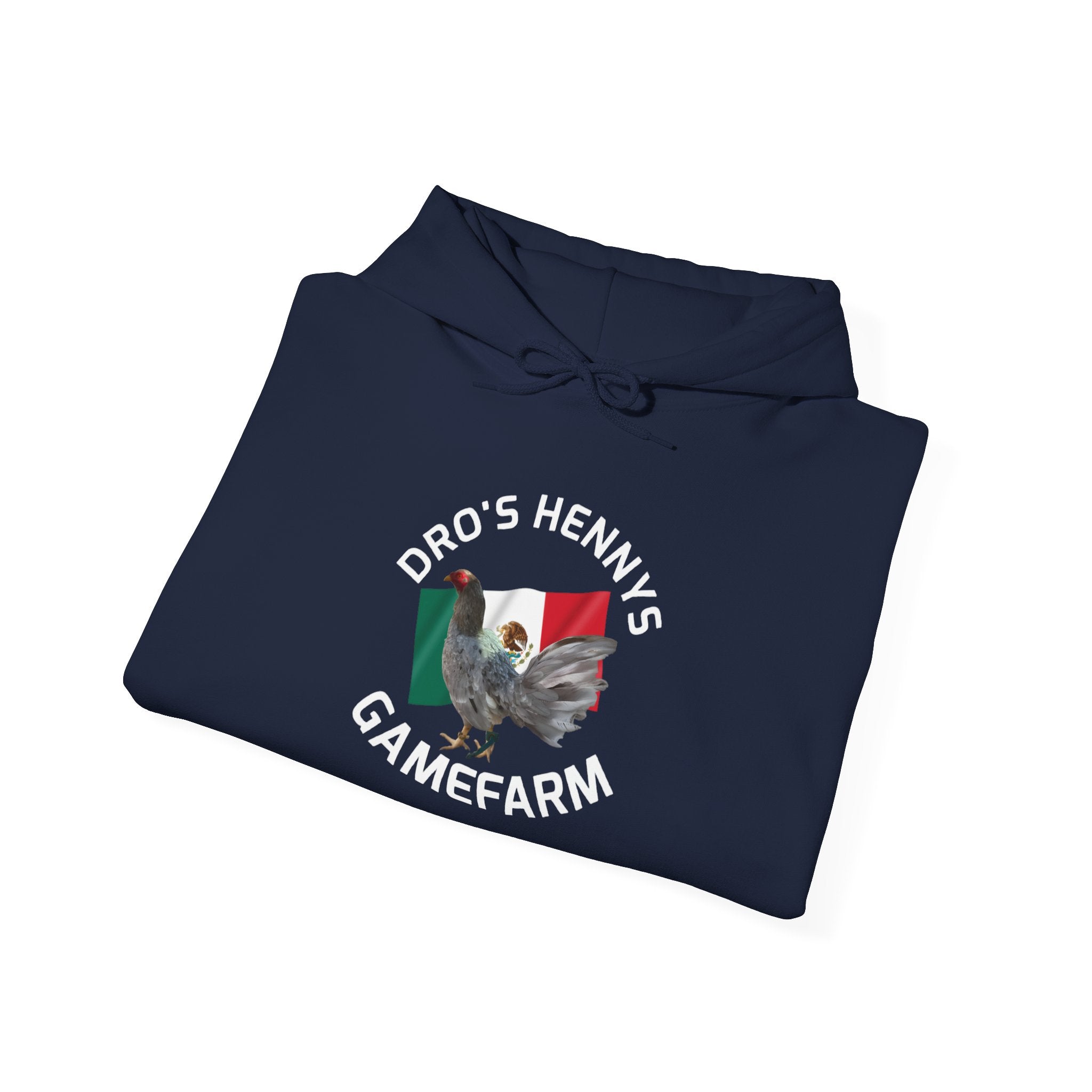 Henny-Gamefarm Hoodie — Dro's Kenny's Logo Sweatshirt (Mexican Flag)