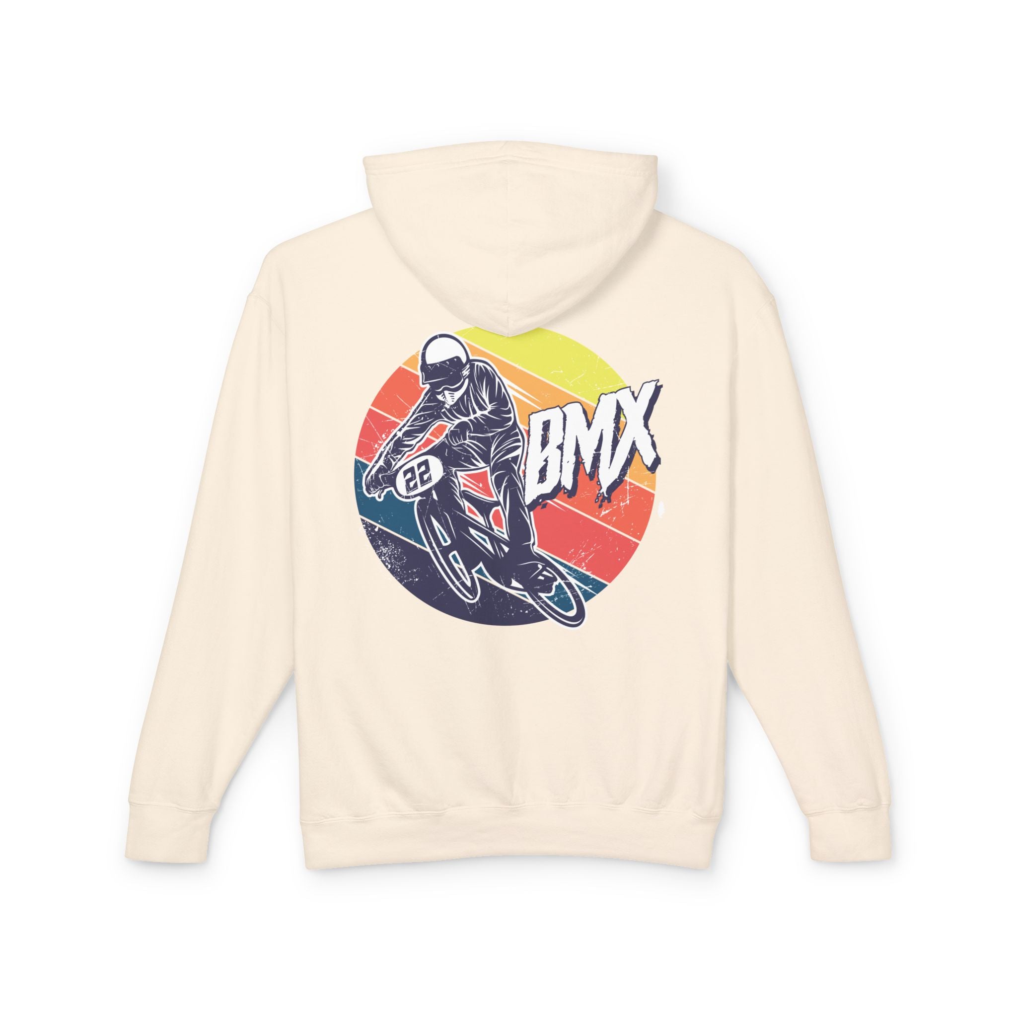 Rad- BMX Vintage Rider Hoodie — Retro BMX Sweatshirt for Cyclists & Fans