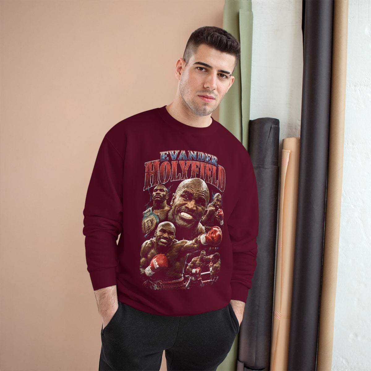 Retro Champion Tribute-Boxing Legend Sweatshirt