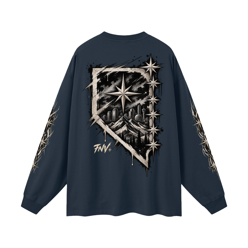 7NV-Oversized Unisex Long Sleeve T-Shirt