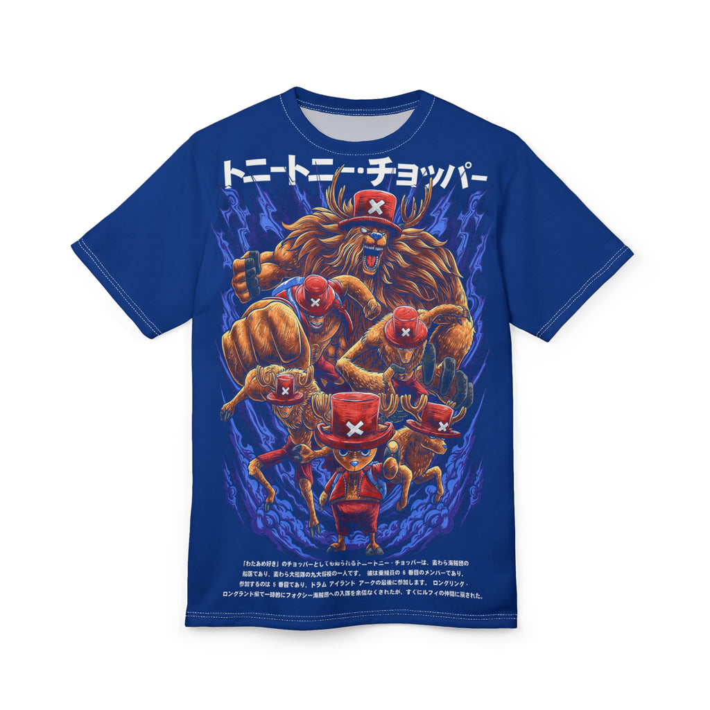 Anime- Graphic Tee — Anime Pirate Crew All-Over Print