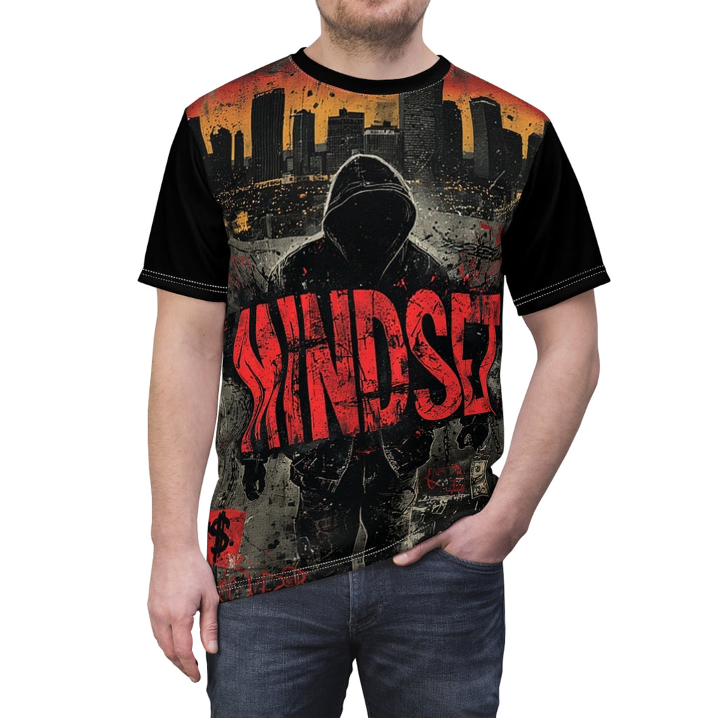 Mindset- Graphic Tee — Urban Hoodie Silhouette Streetwear AOP