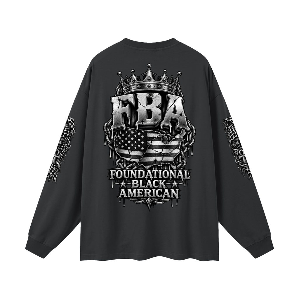 FBA-Oversized Unisex Long Sleeve T-Shirt