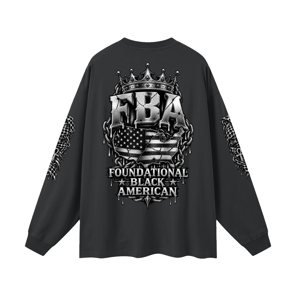 FBA-Oversized Unisex Long Sleeve T-Shirt