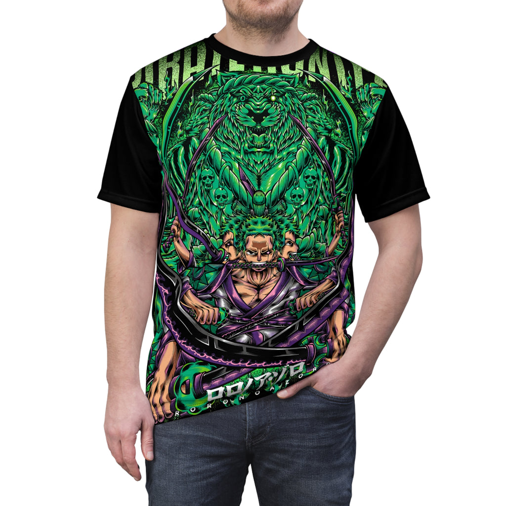 Anime- Pirate Captain Graphic Tee — All-Over Print