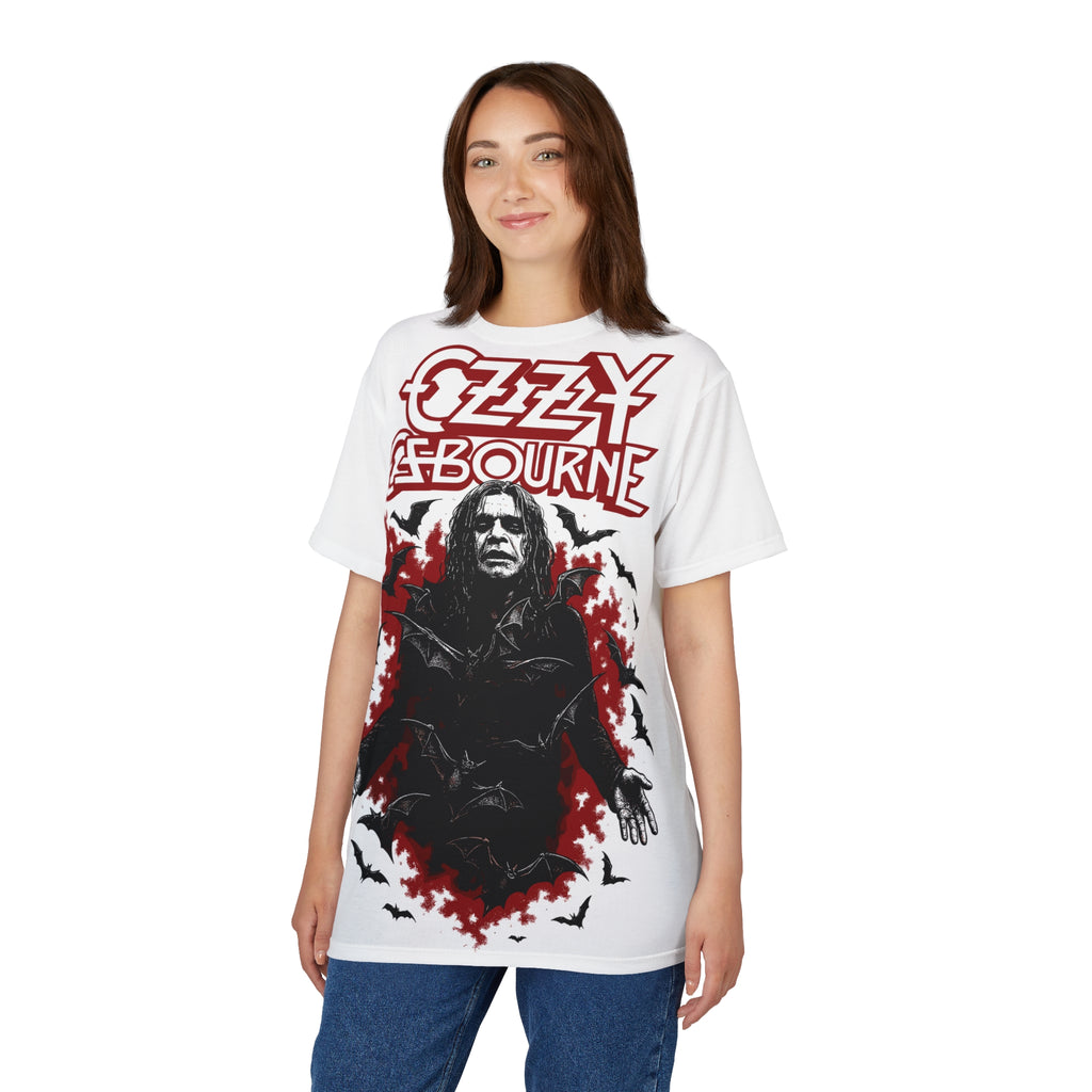 Metal- Ozzy Osbourne Graphic Tee — Gothic Bats Rock Band T-Shirt