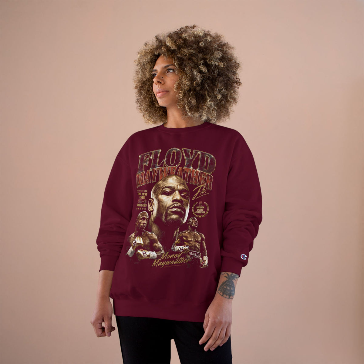 Retro Champion Tribute- Graphic Crewneck