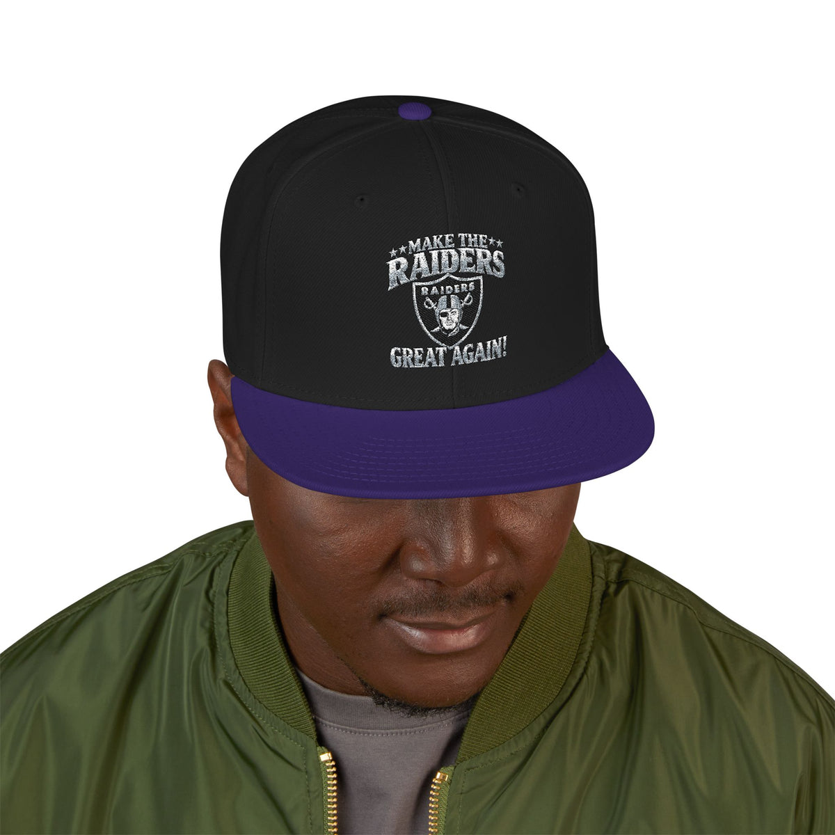 Hat — Bold Streetwear Cap with Rhinestone Accent