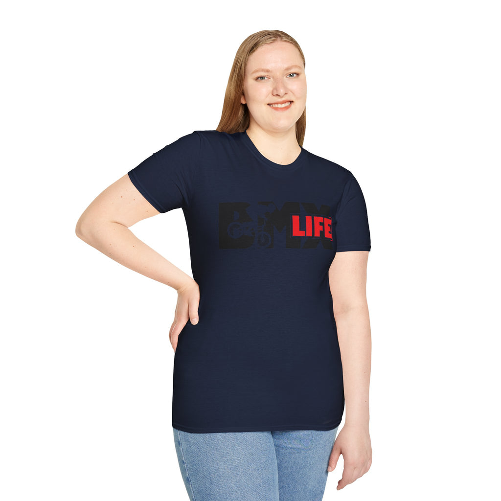 Rad- Life T-Shirt — Motocross Rider Tee with Back Number 33