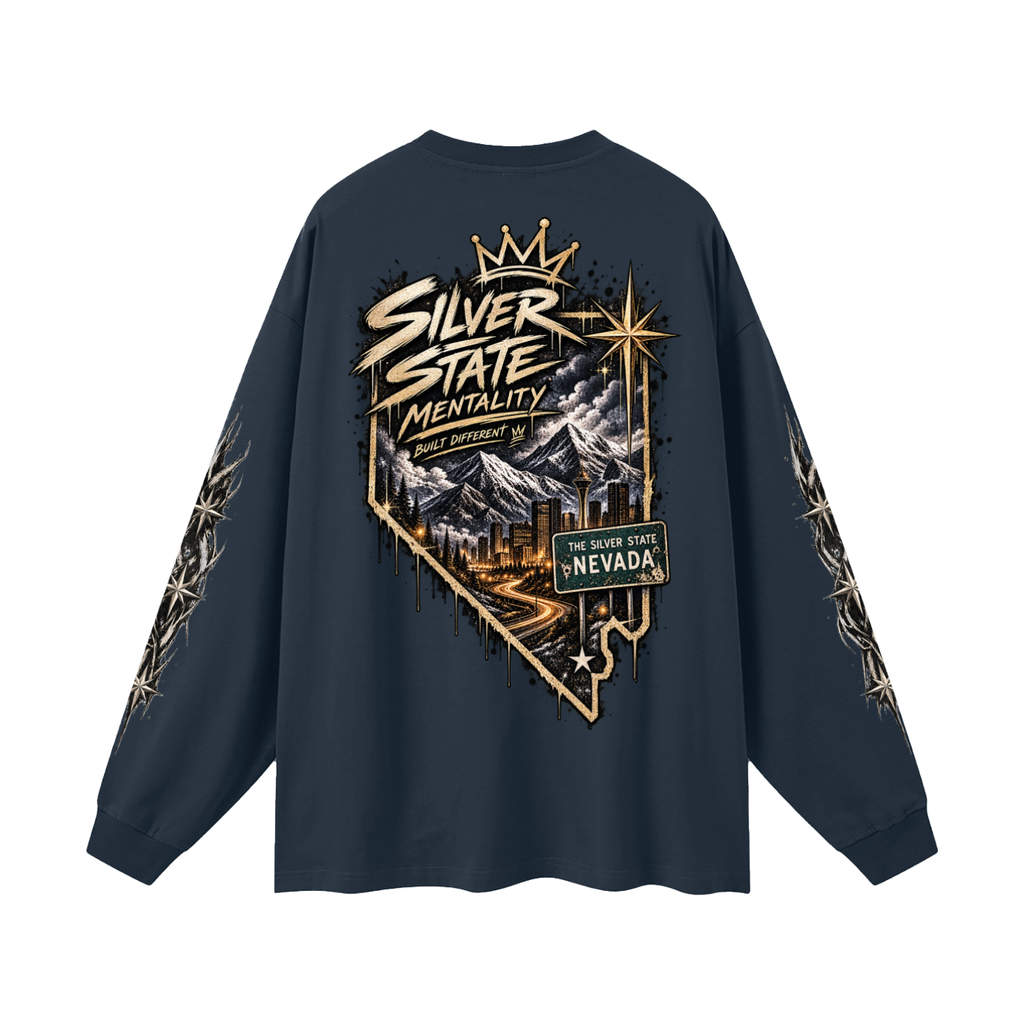7NV-Oversized Unisex Long Sleeve T-Shirt