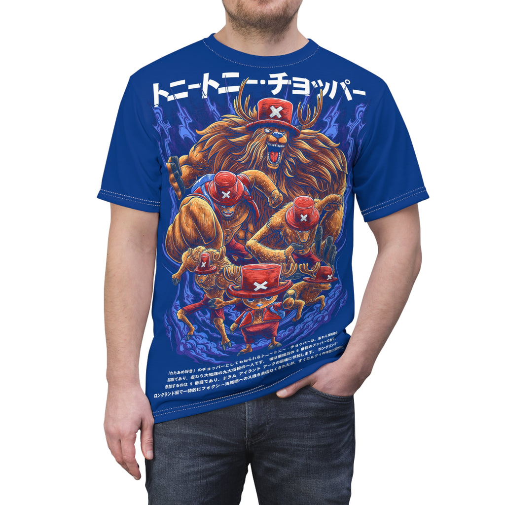 Anime- Graphic Tee — Anime Pirate Crew All-Over Print