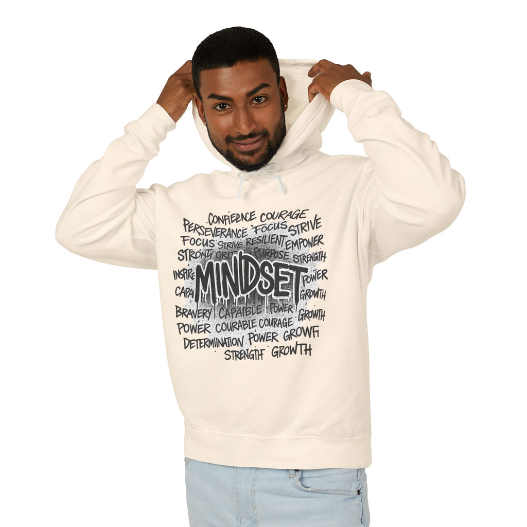 Mindset- Words Hoodie — Inspirational Typography Motivational Hoodie