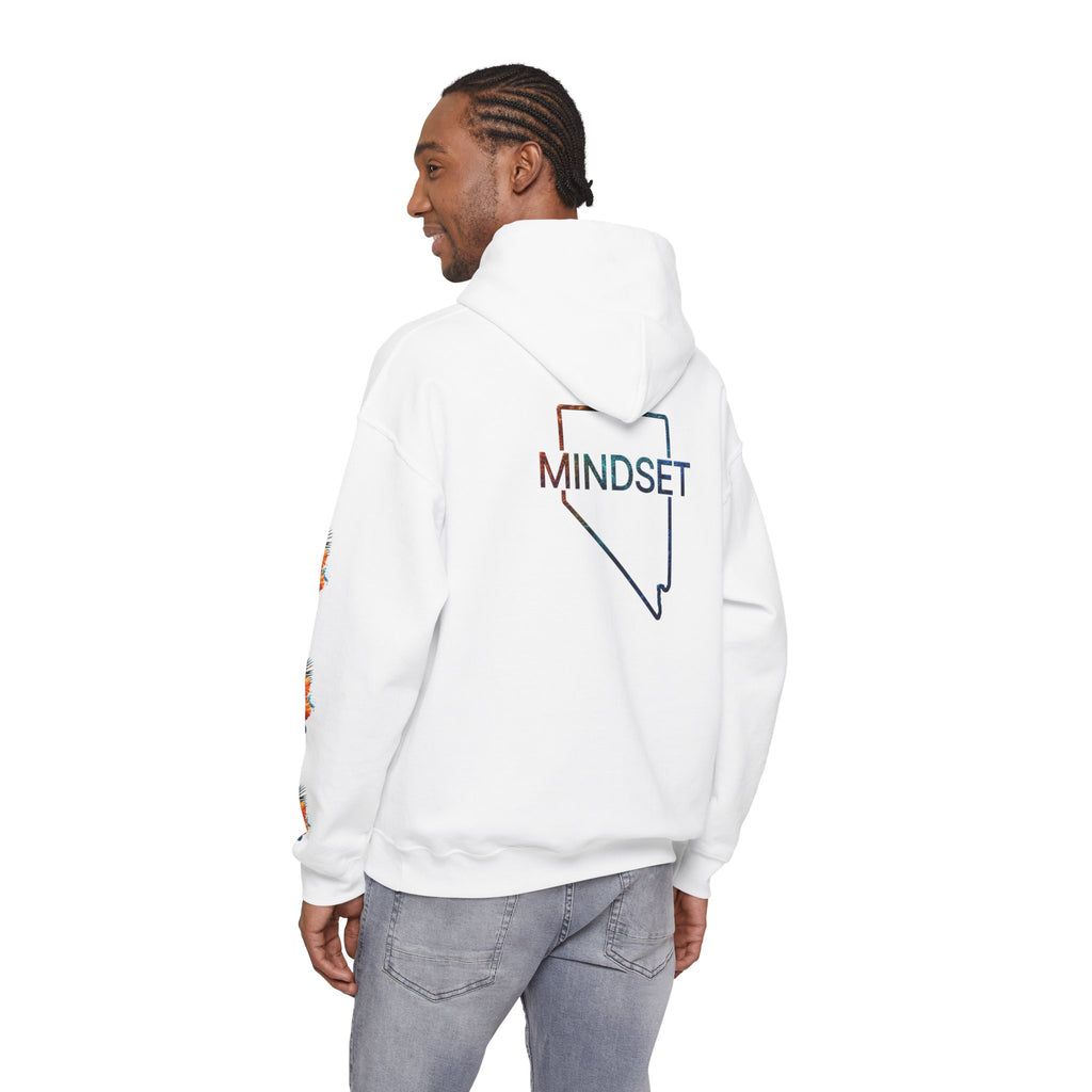 Tiff-Mindset Nevada Floral Hoodie — ‘Dream Believe’ Graphic Pullover