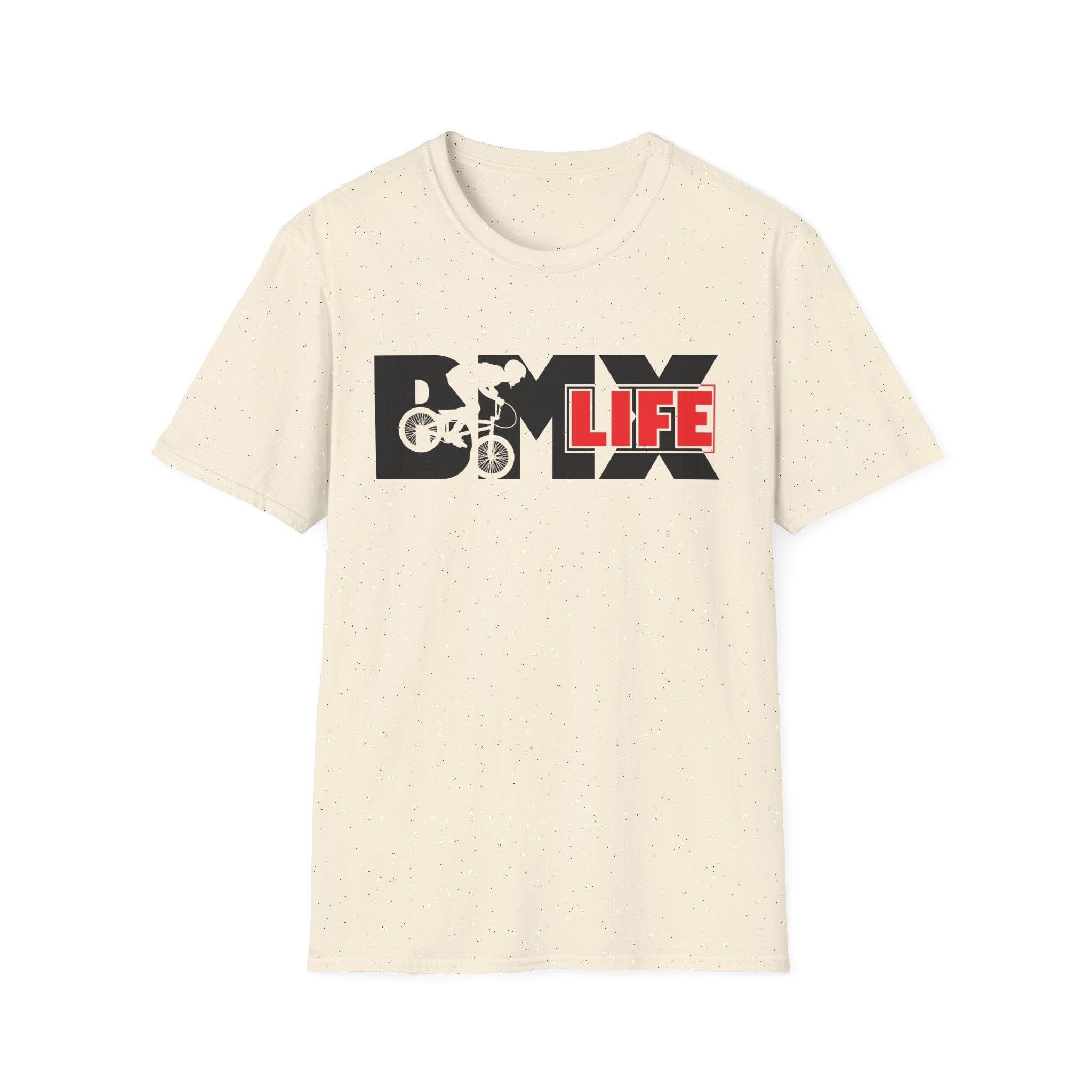 Rad- Life T-Shirt — Motocross Rider Tee with Back Number 33