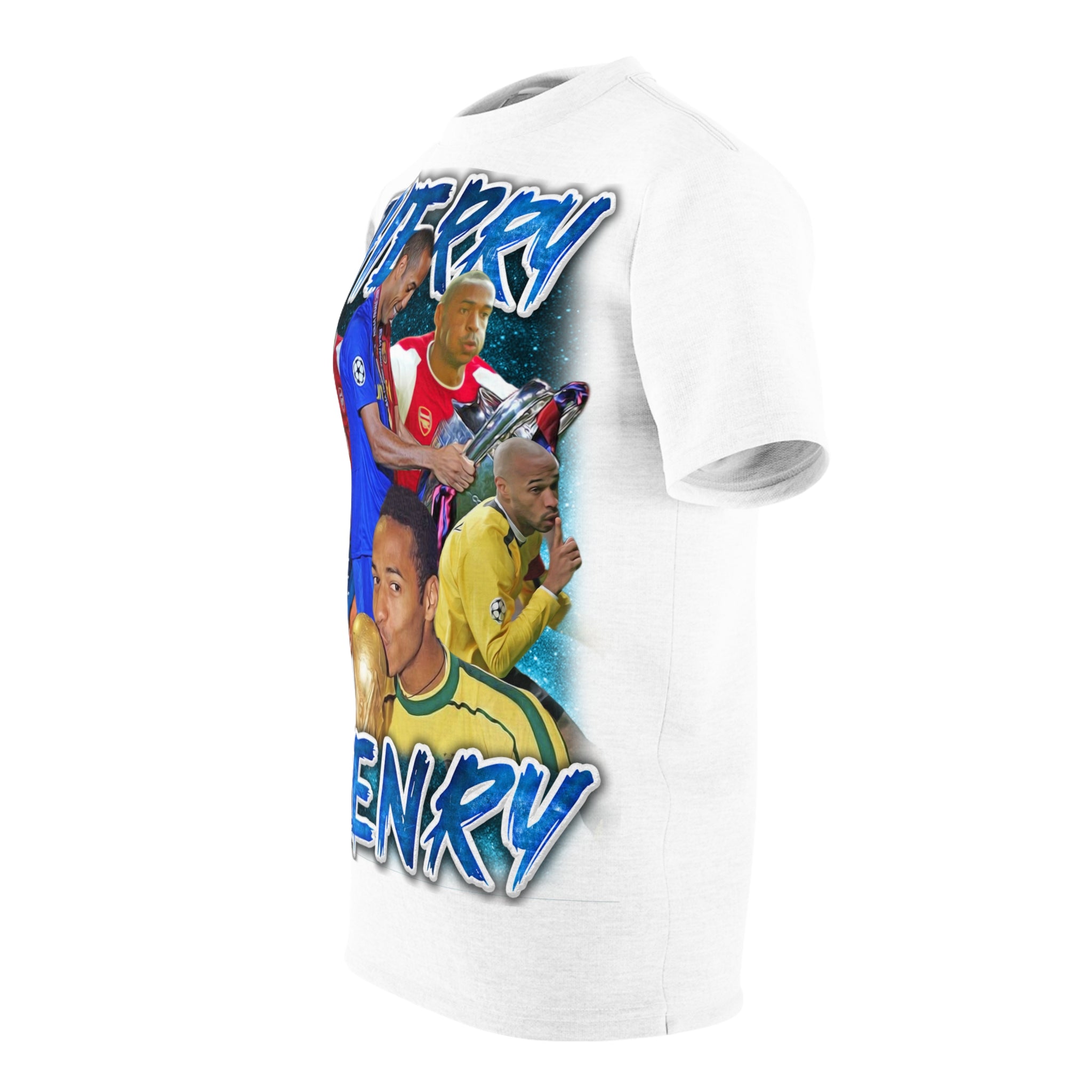 Team-T-Shirt — Thierry Henry Collage Soccer Tribute Tee