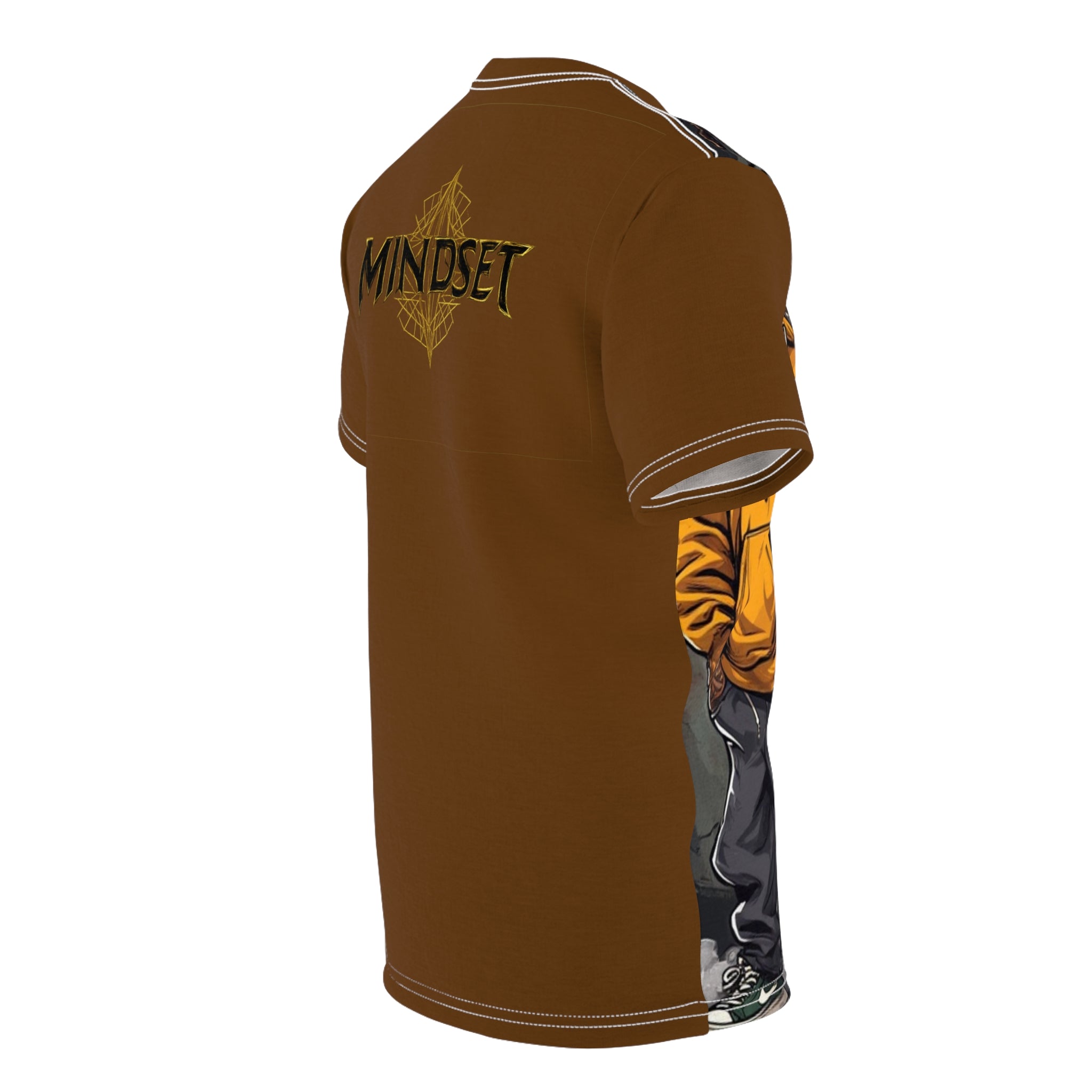 Mindset- Graphic Tee — 'Mindset' Streetwear Hoodie Illustration All-Over Print