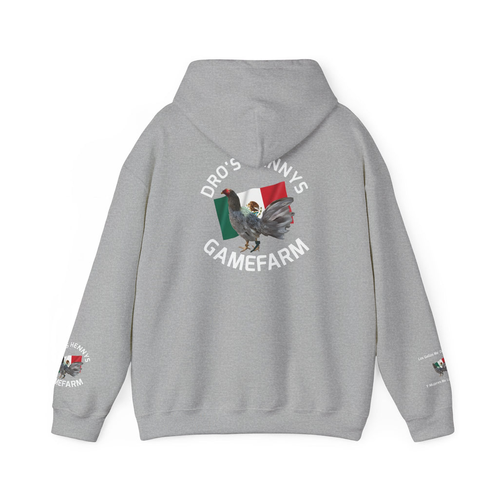 Henny-Gamefarm Hoodie — Dro's Kenny's Logo Sweatshirt (Mexican Flag)