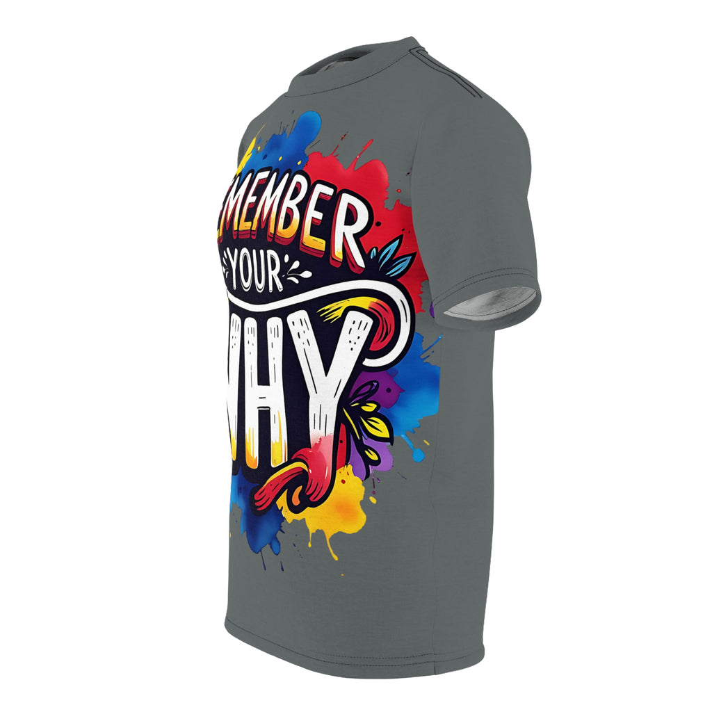 Streetwear-Remember Your Why T-Shirt — Motivational Graphic Tee for Inspiration & Fitness